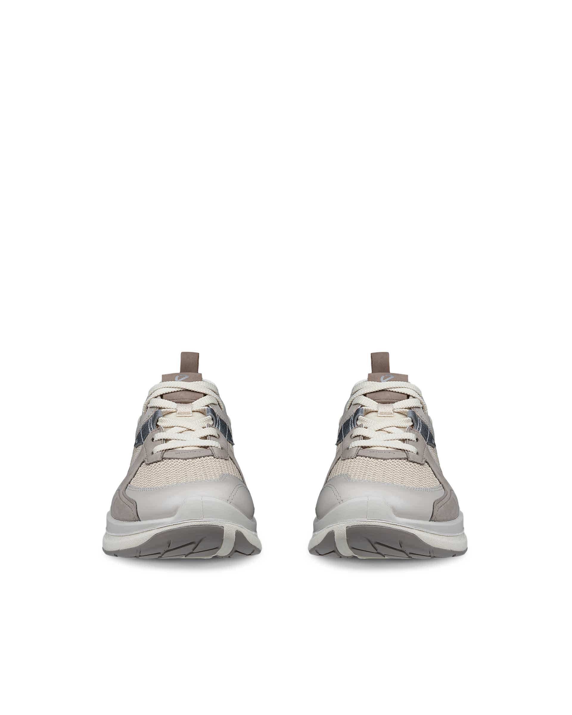 ECCO® BIOM 2.2 Damen Sneaker aus Nubukleder - Grau - Front pair
