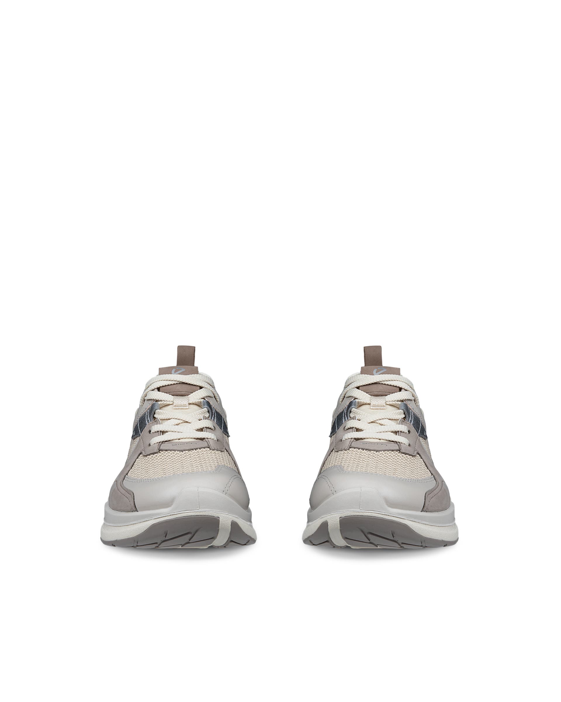 ECCO® BIOM 2.2 Damen Sneaker aus Nubukleder - Grau - Front pair