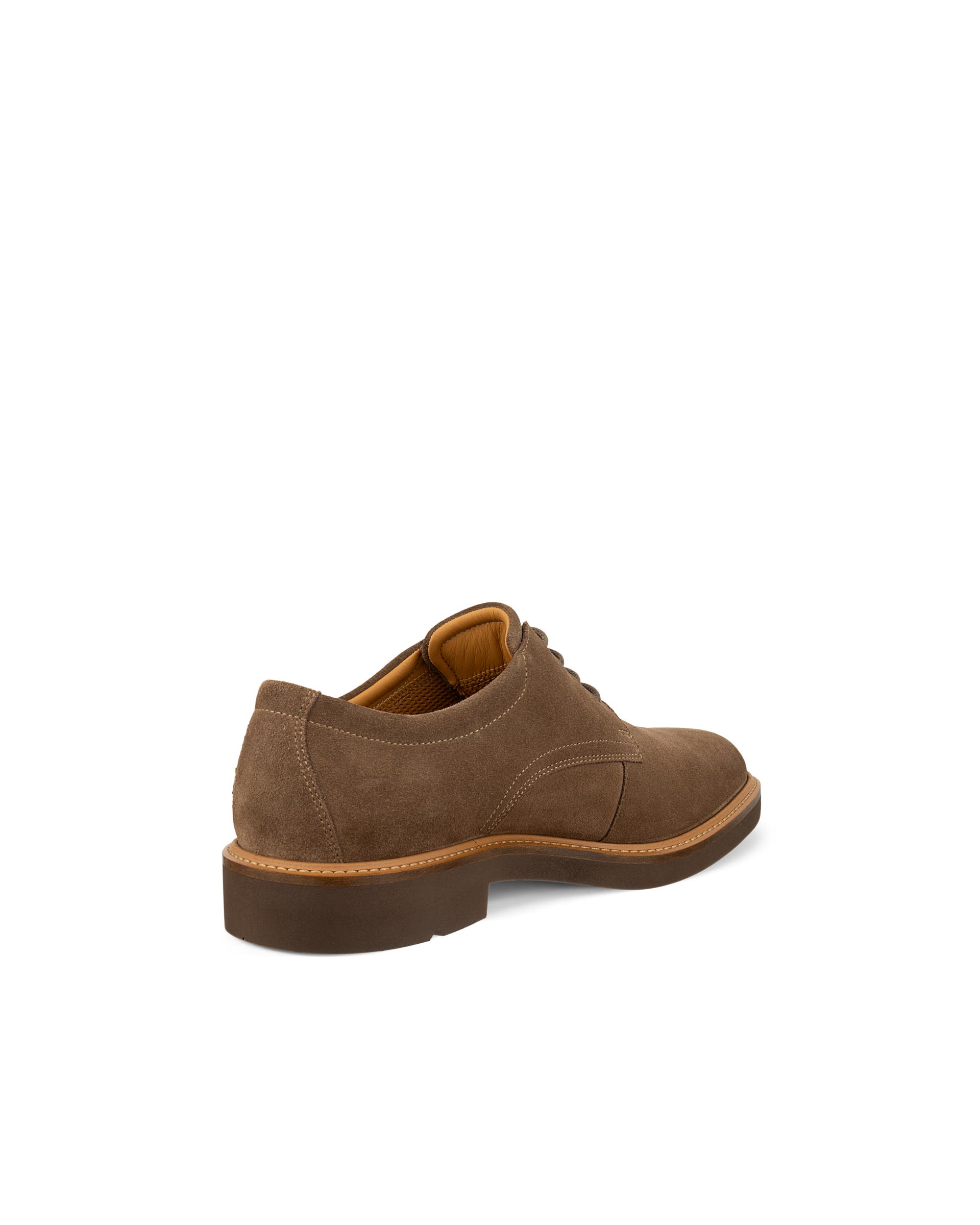 Men's ECCO® Metropole London Suede Derby Shoe - Brown - Back
