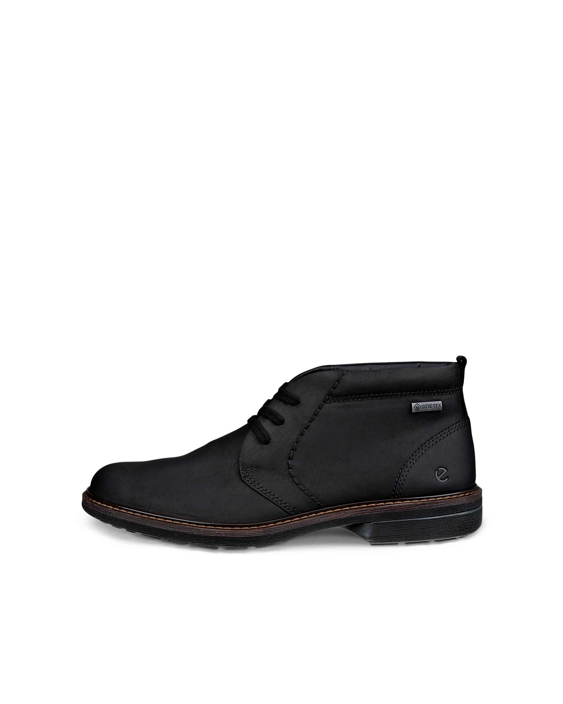 Botines de nobuk Gore-Tex ECCO® Turn para hombre - Negro - Outside