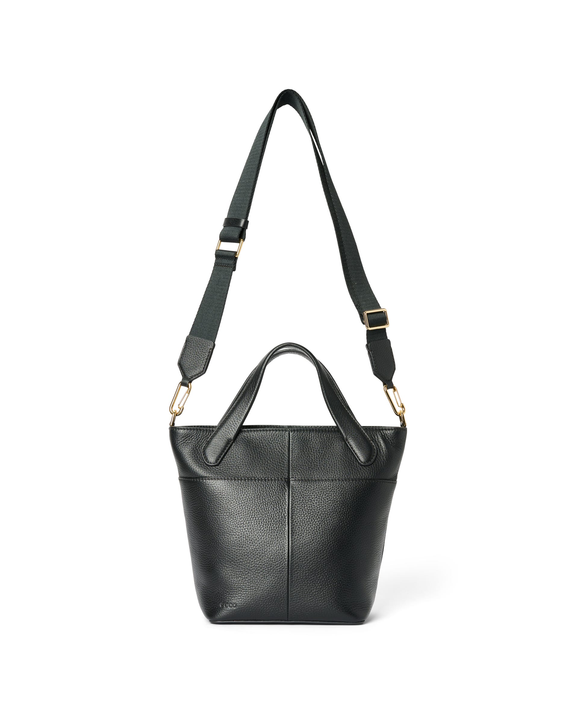 ECCO® Essential leren shopper - Zwart - Detail-2