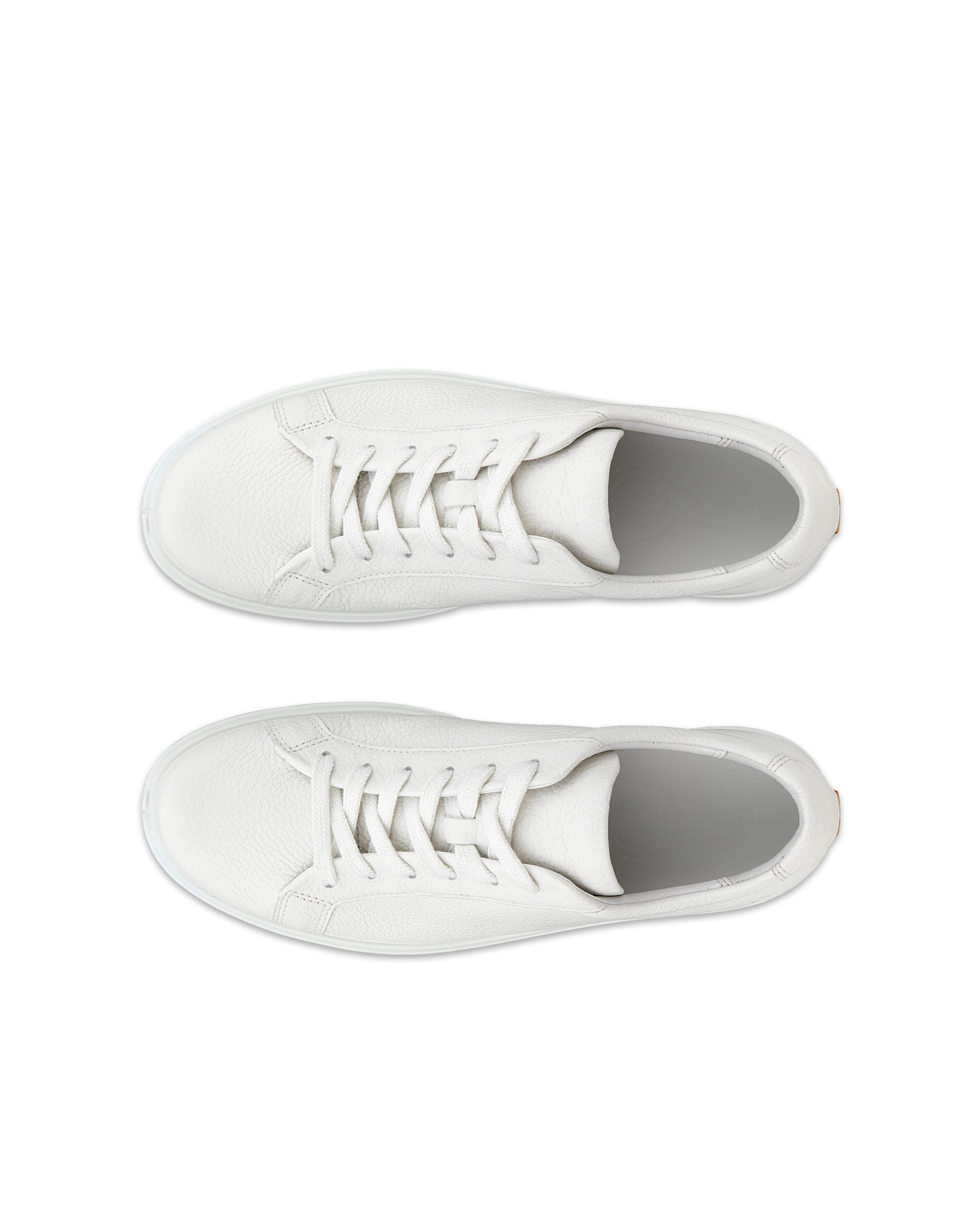 ECCO® Soft 60 Damen Ledersneaker - Weiss - Top left pair