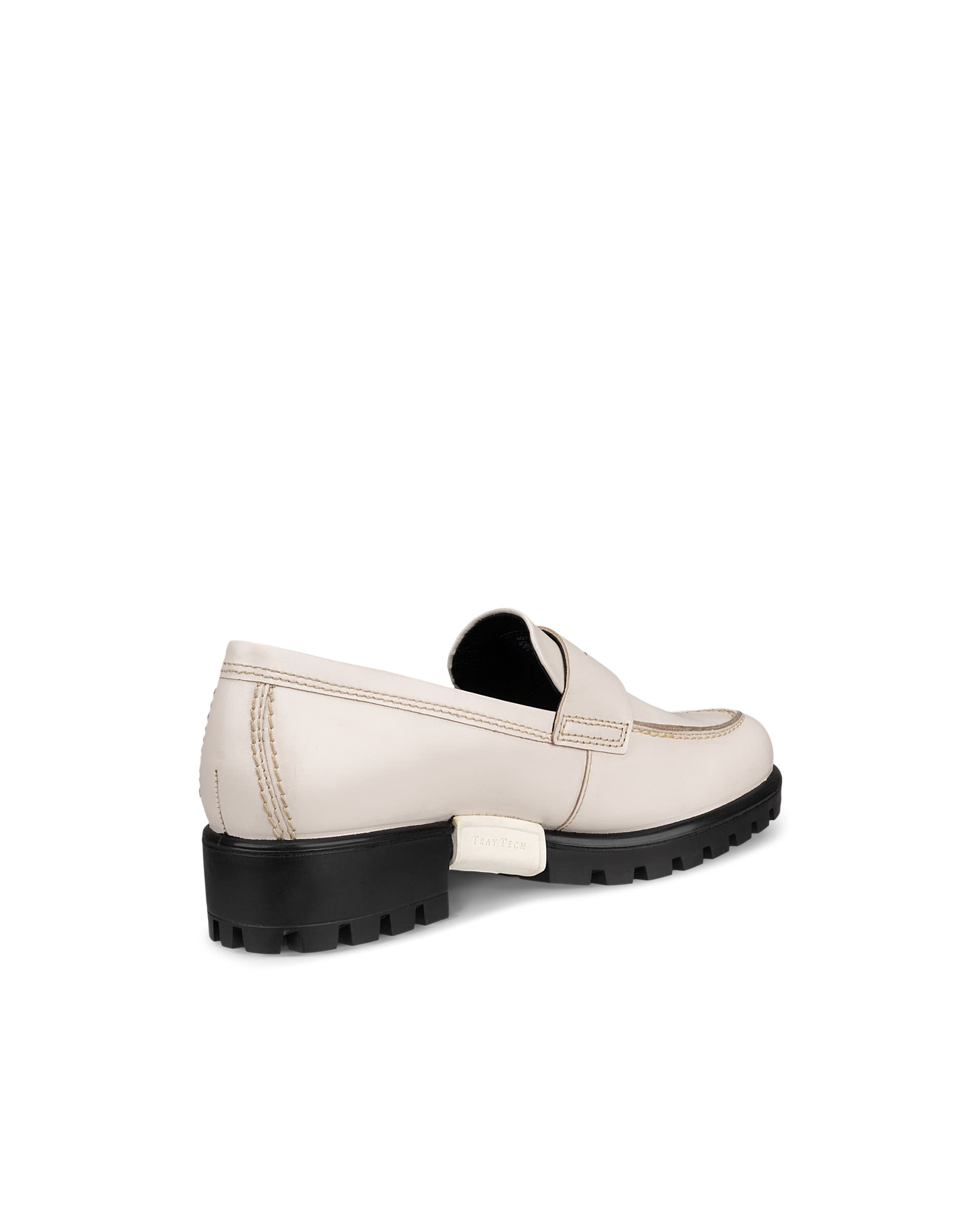 ECCO® Modtray Damen Lederloafer - Beige - Back