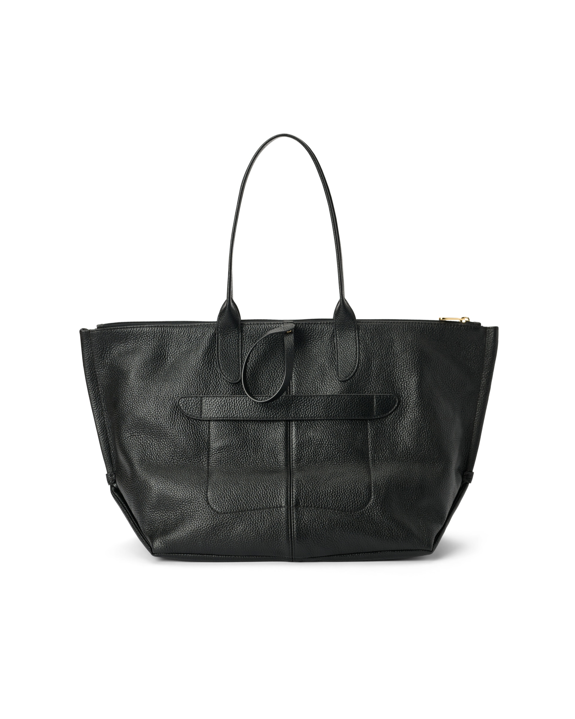 Kožená taška tote ECCO® Tote - Čierna - Back
