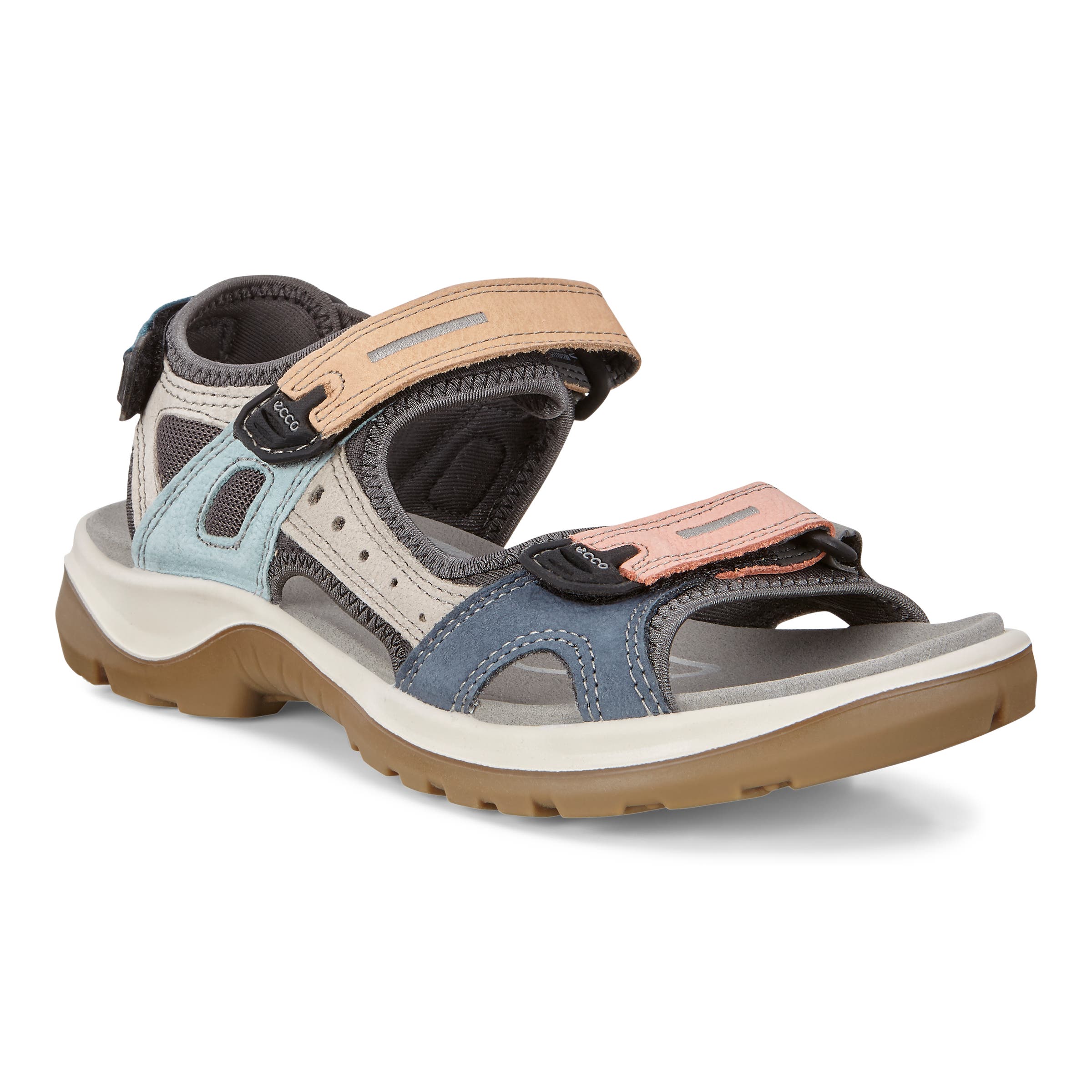 ECCO Offroad ウィメンズ レザーハイキングサンダル - マルチカラー - Main