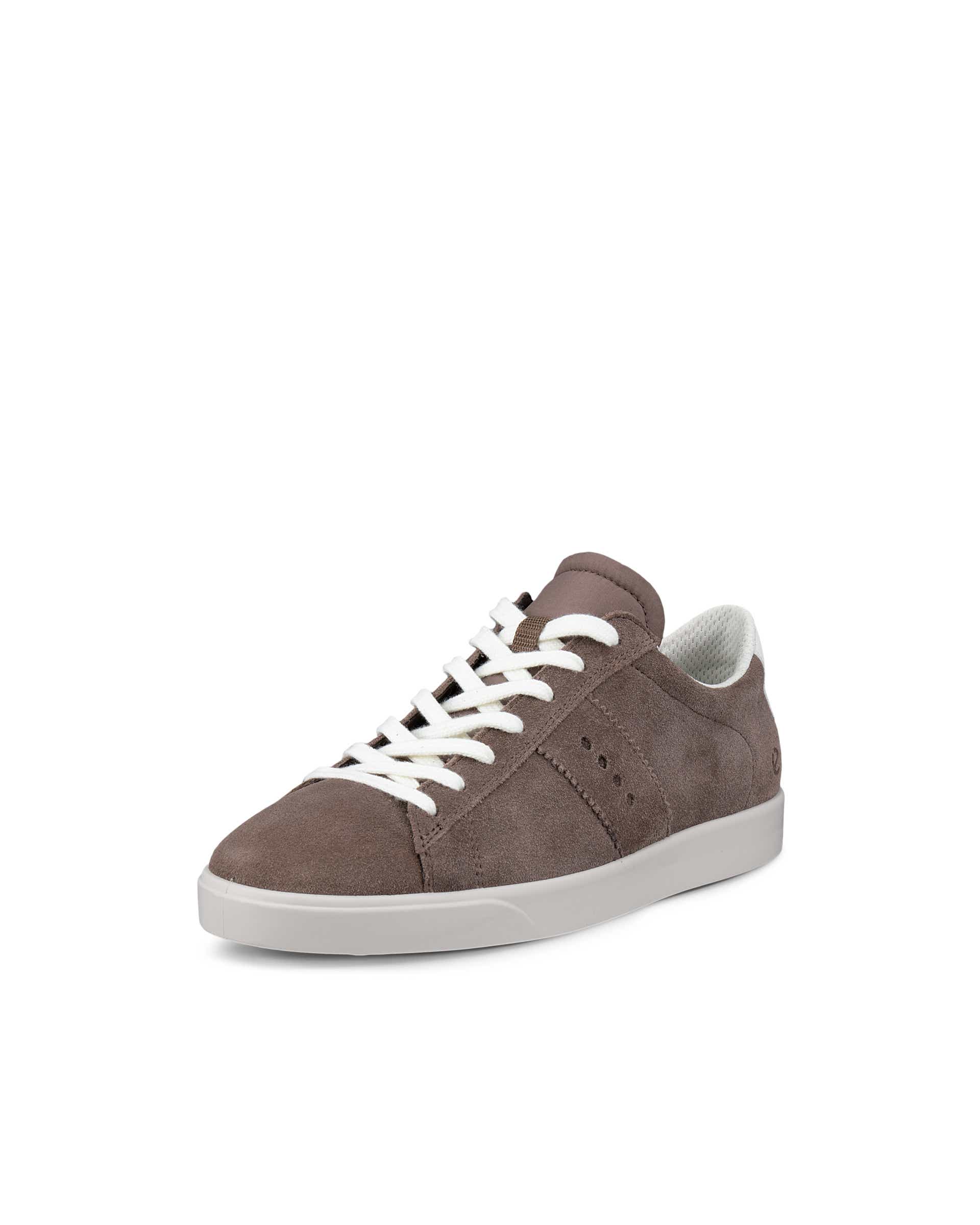 ECCO® STREET LITE dames suède sneaker - Bruin - Main