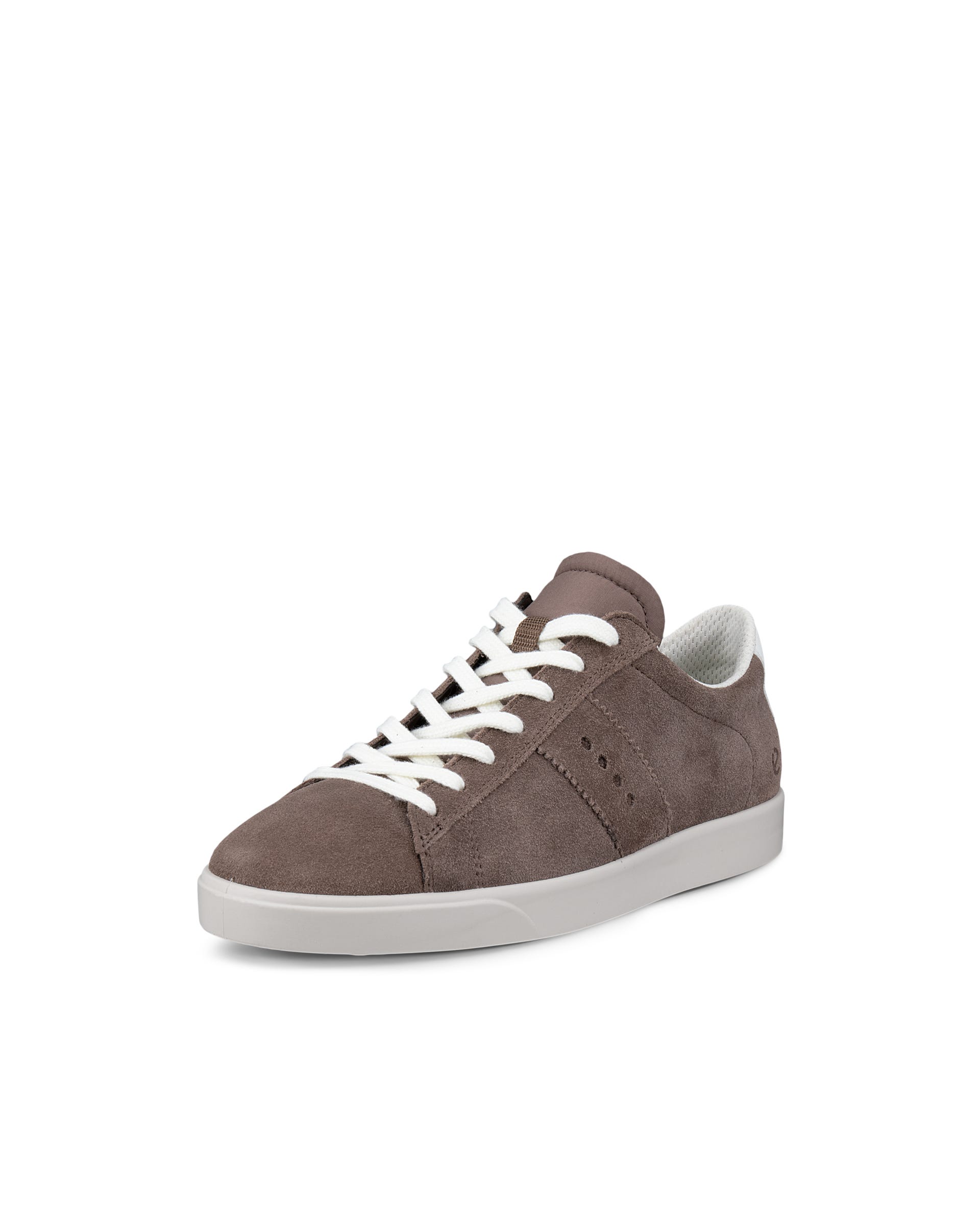 ECCO® STREET LITE dames suède sneaker - Bruin - Main
