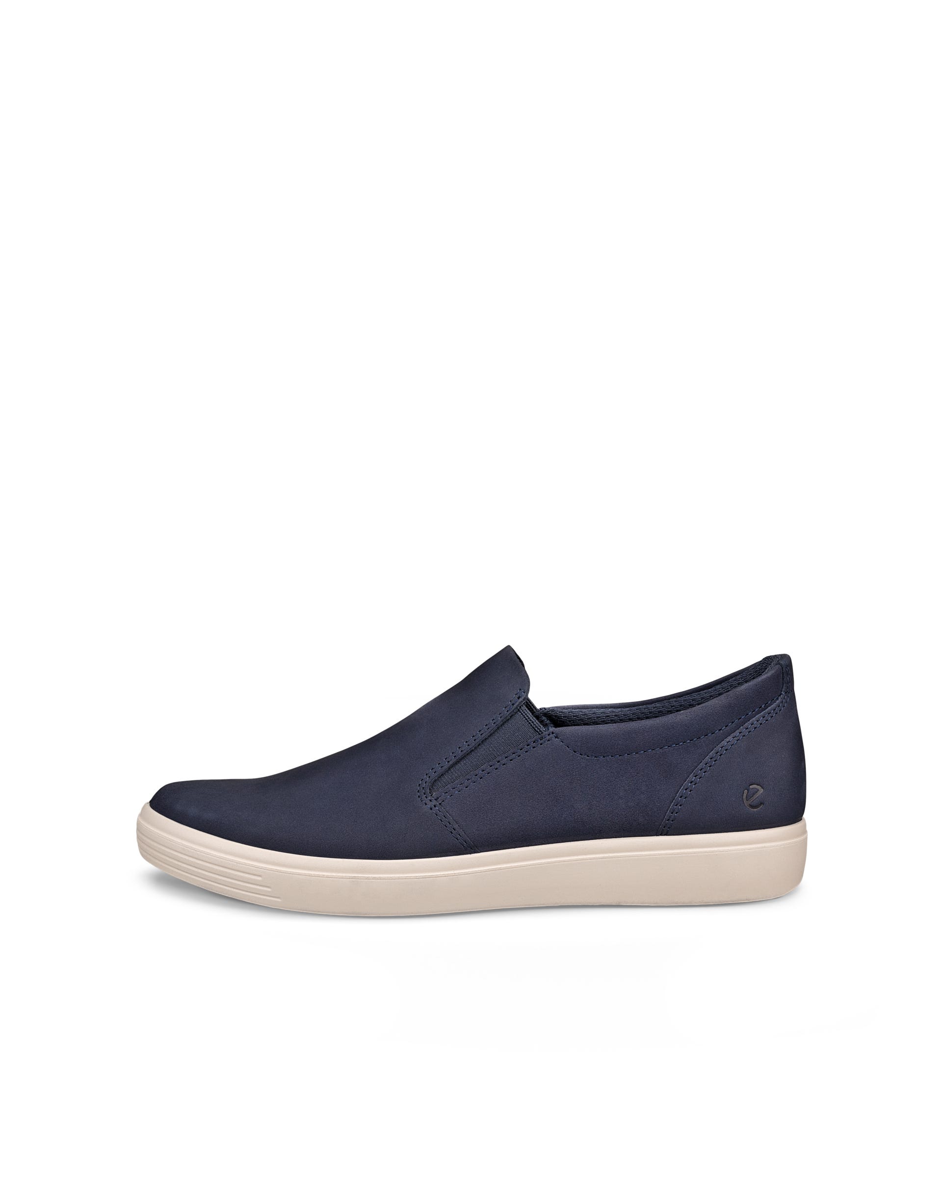 Dámské nubukové nazouvací tenisky ECCO® CLASSIC SNEAKER - Modrá - Outside