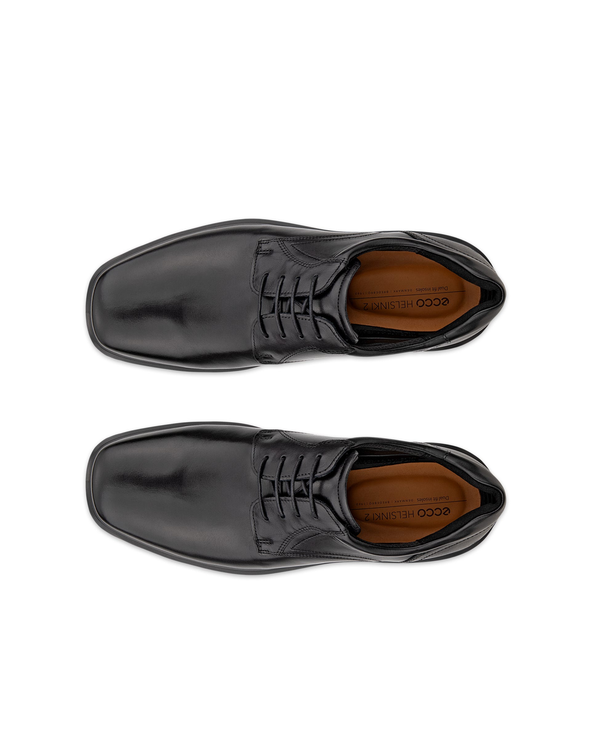 ECCO® Helsinki 2 Herren Derbyschuhe aus Leder - Schwarz - Top left pair