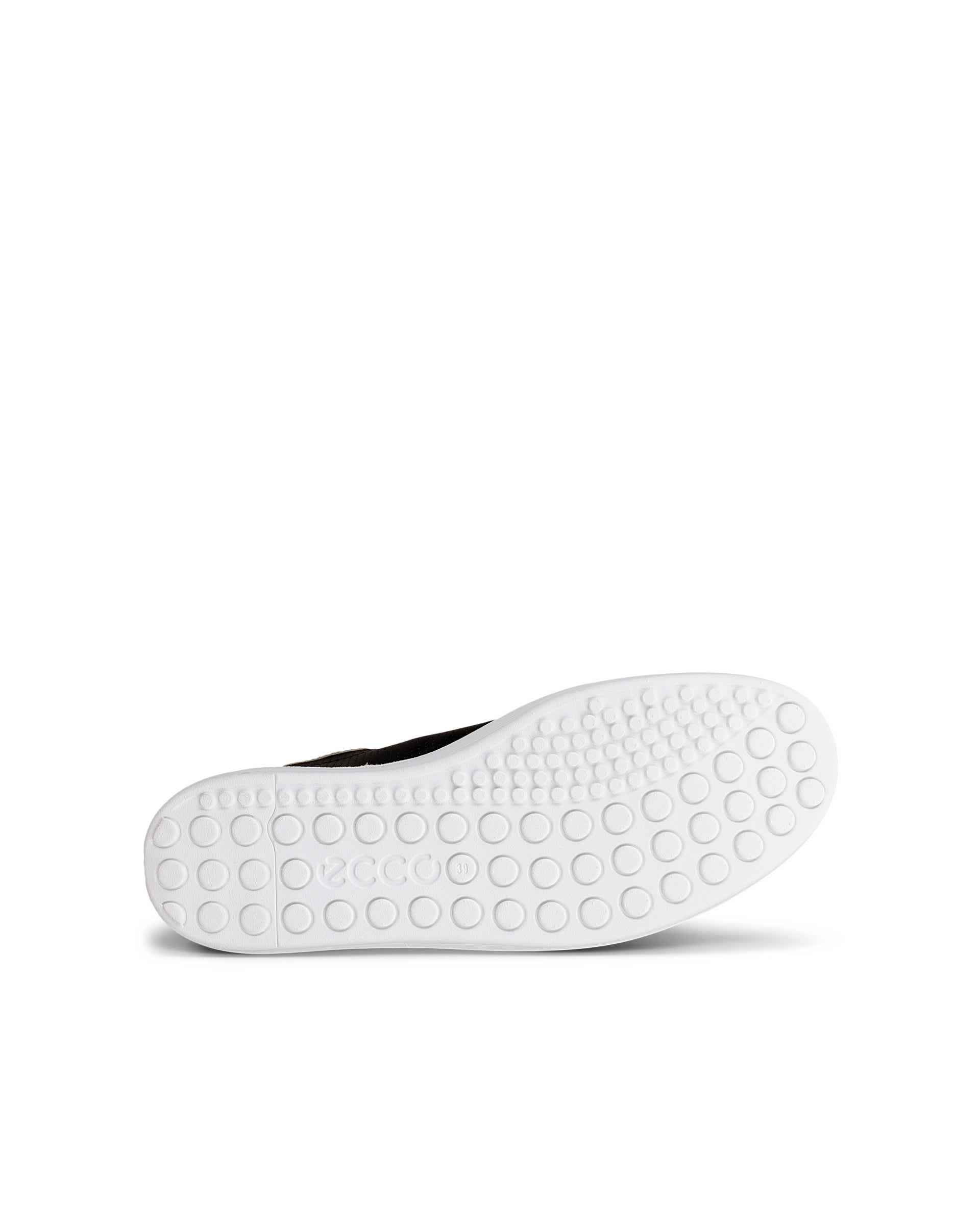 Women's ECCO® Soft 60 Leather Sneaker - Black - Sole