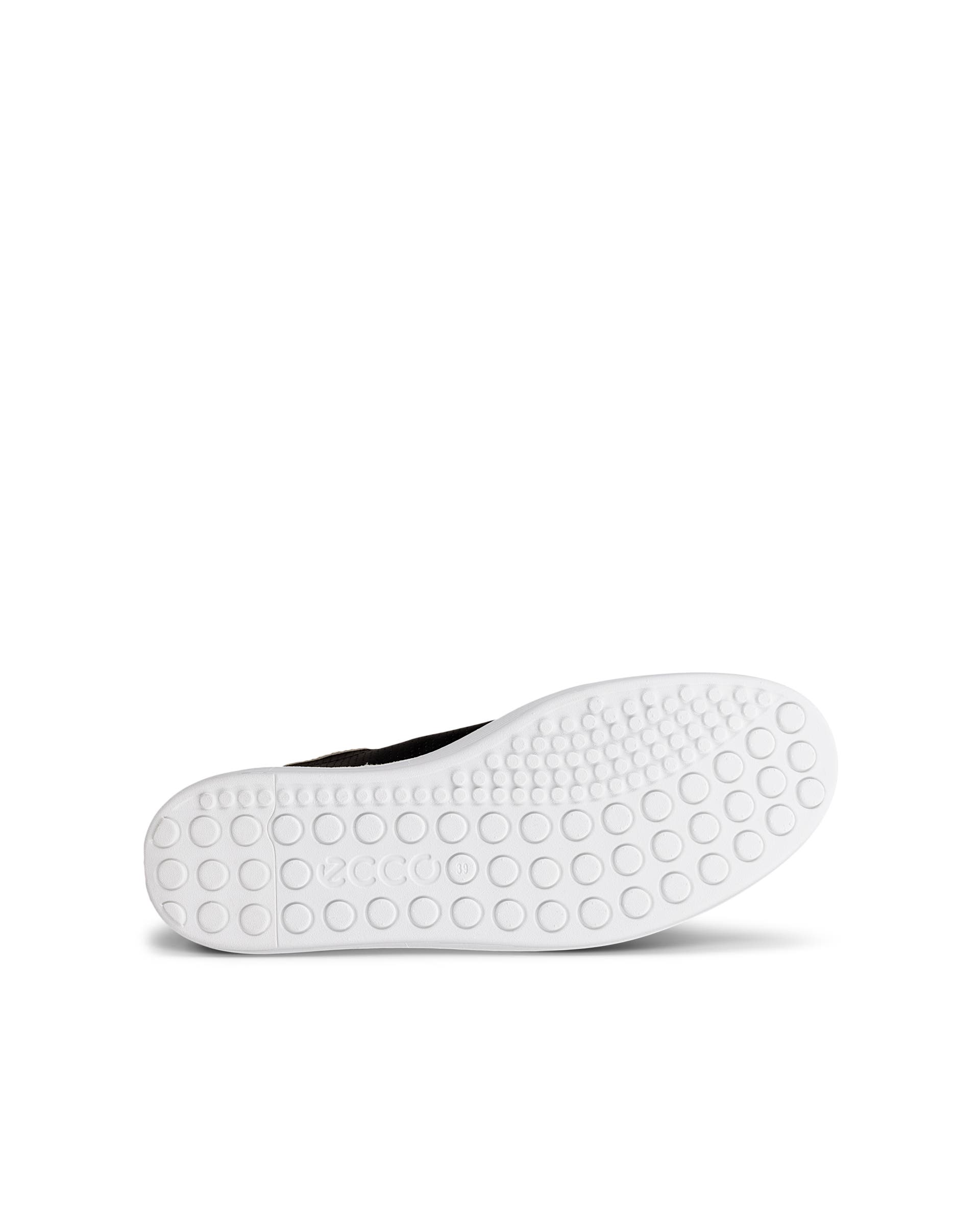 Women's ECCO® Soft 60 Leather Sneaker - Black - Sole