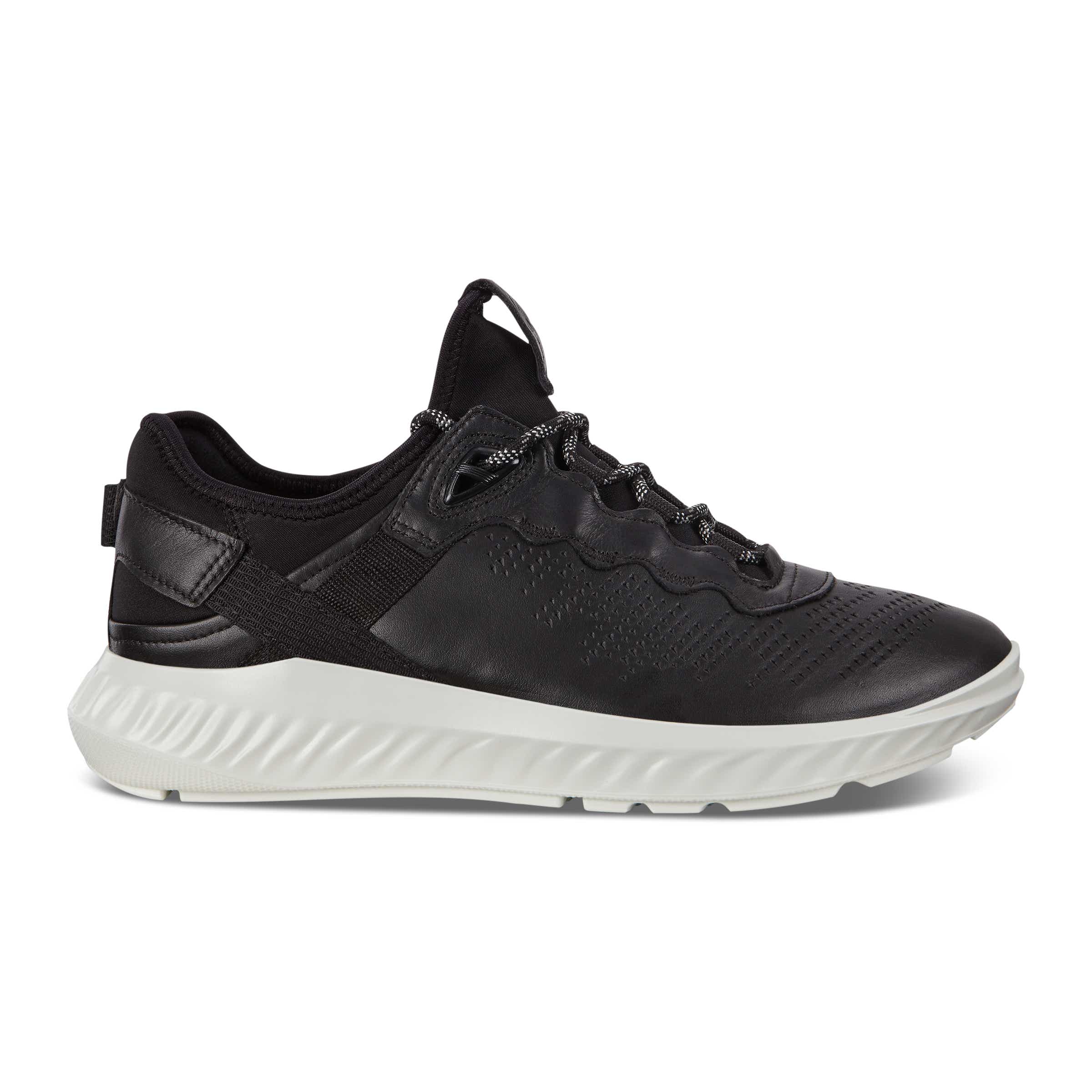 ecco St.1 Hybrid 革靴 レザー GTX 黒 Men's ECCO® St.1 Hybrid Leather Derby Shoe | Black