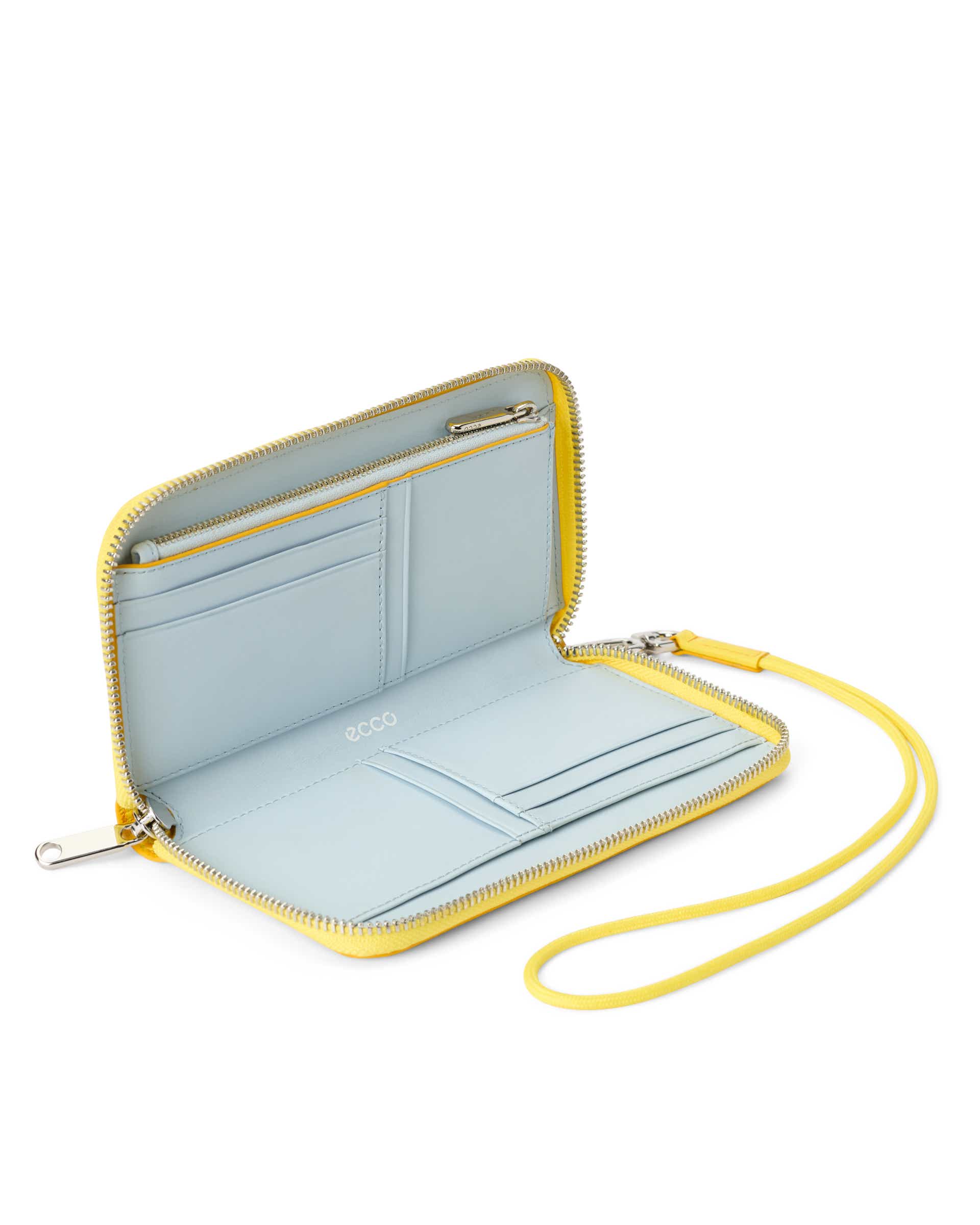 ECCO Wallet Zip Around レザーウォレット - イエロー - Inside