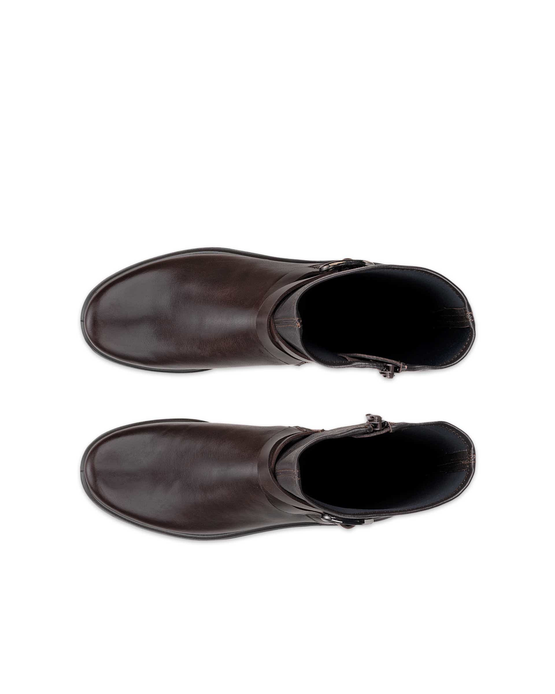 ECCO® METROPOLE AMSTERDAM ženske srednje kožne čizme - Smeđa - Top left pair