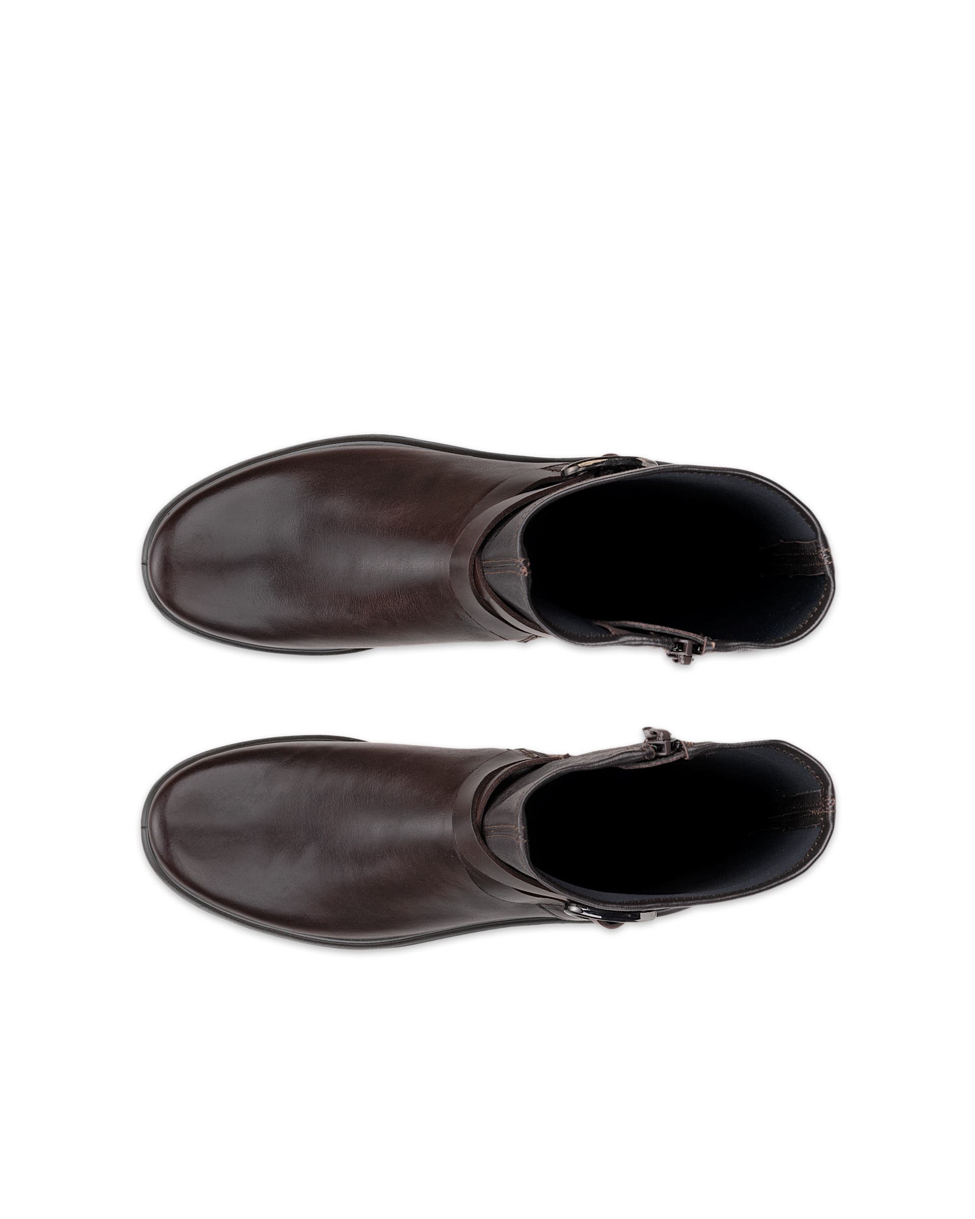 ECCO® METROPOLE AMSTERDAM ženske srednje kožne čizme - Smeđa - Top left pair