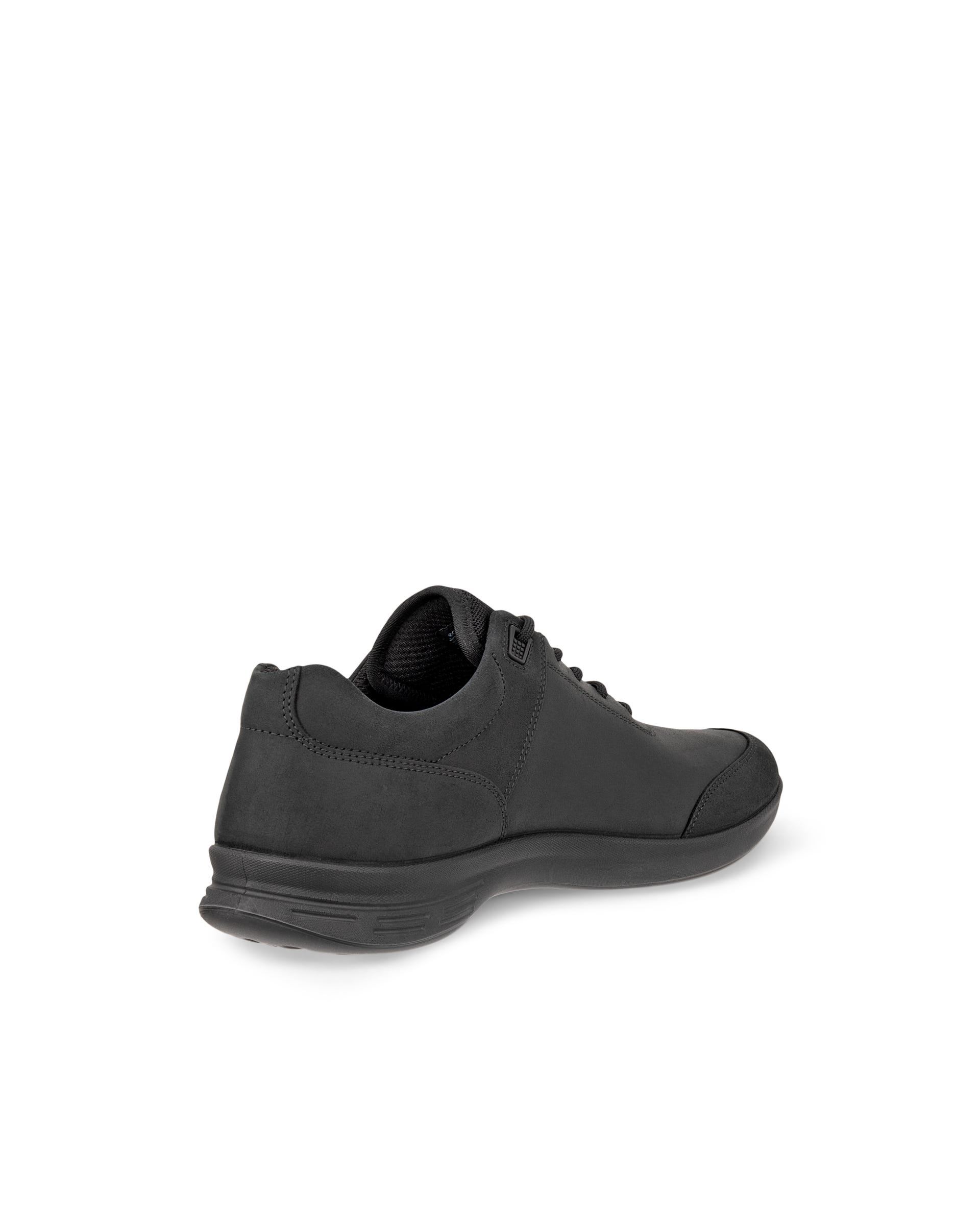 Men's ECCO® Exceed Nubuck Shoe - Black - Back