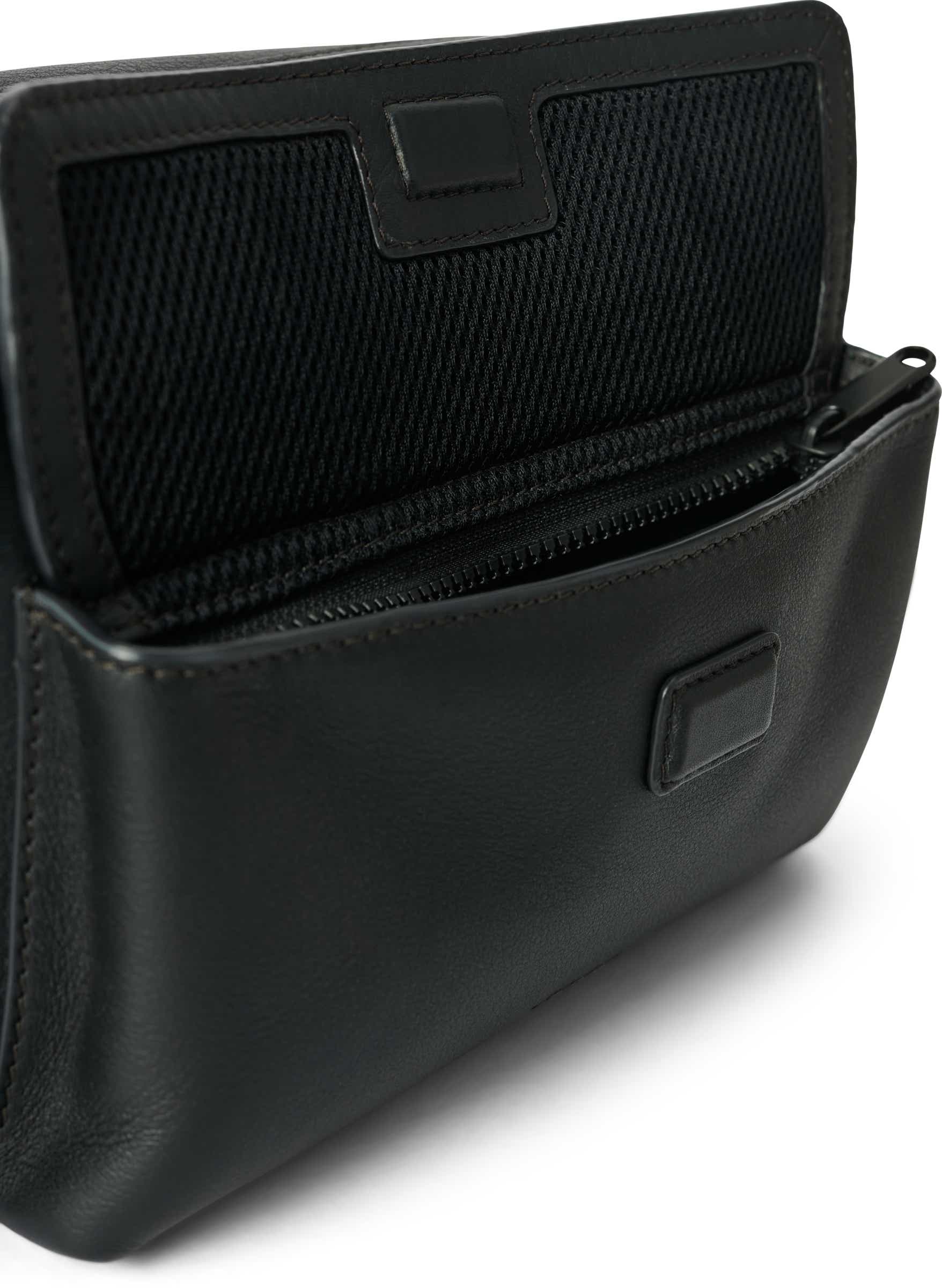 ECCO® Camera Bag sac appareil photo en cuir - Noir - Detail-1