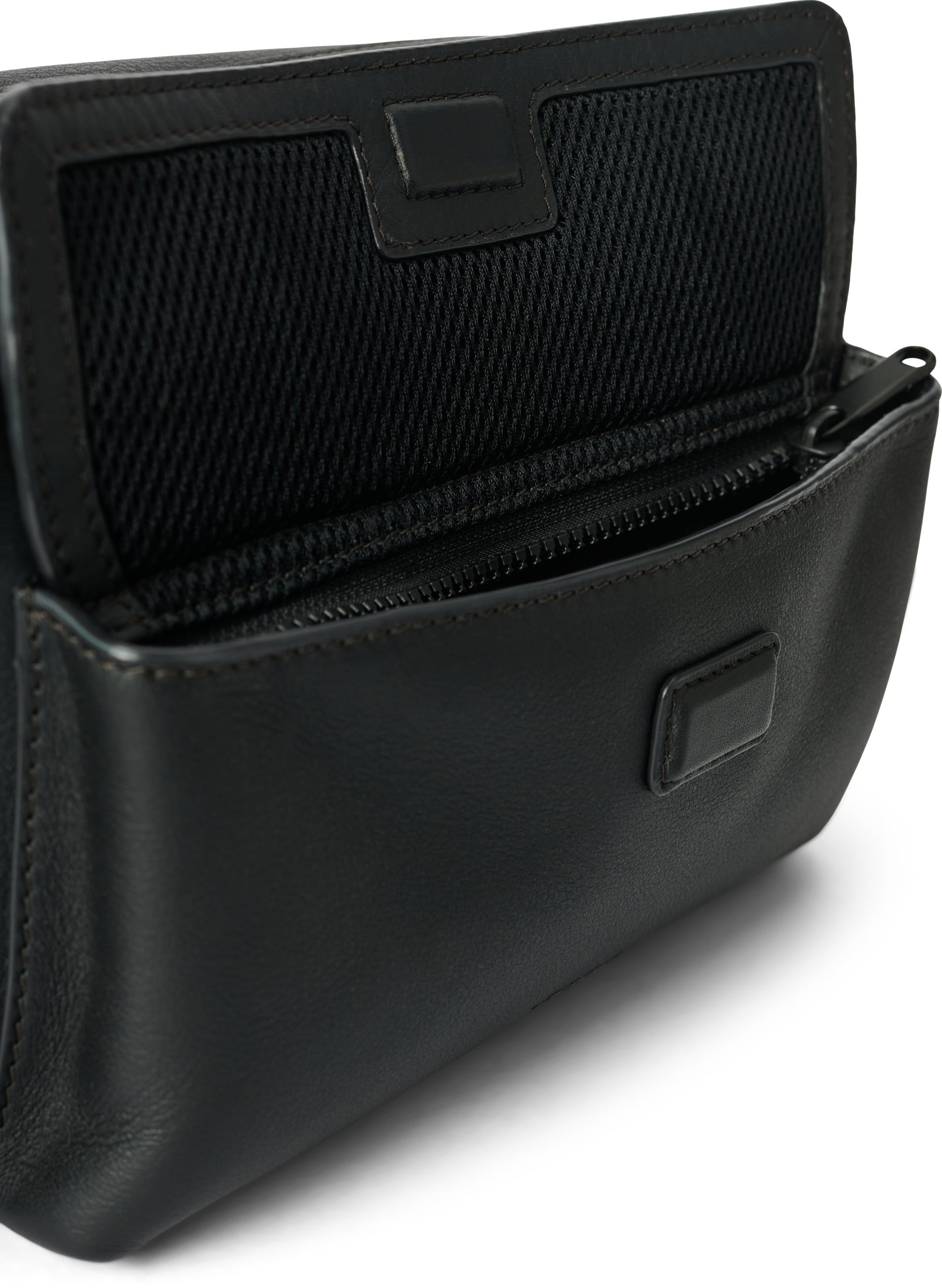 Usnjena torba za kamero ECCO® Camera Bag - Črna - Detail-1