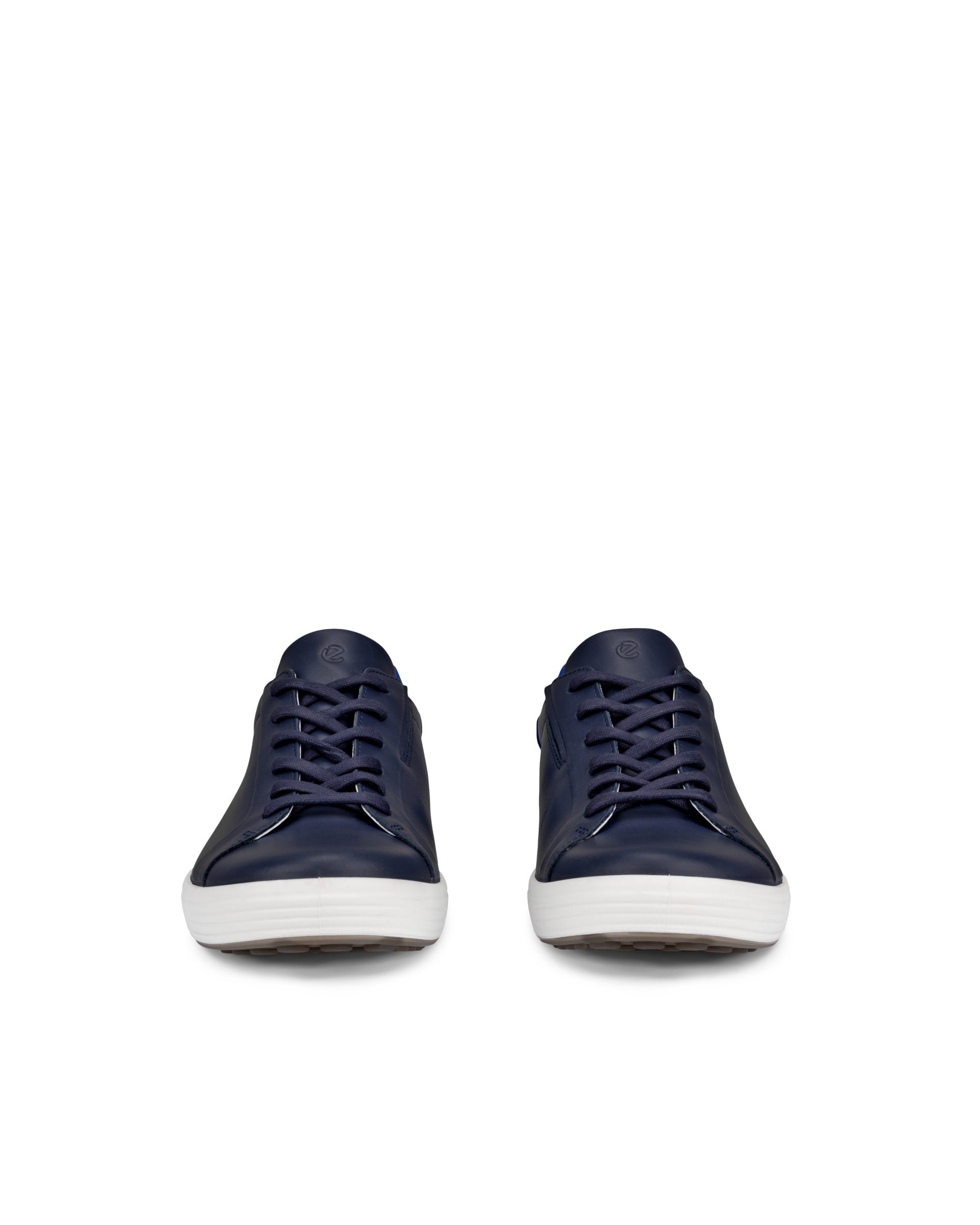 Pánské kožené tenisky ECCO® Soft 7 - Modrá - Front pair