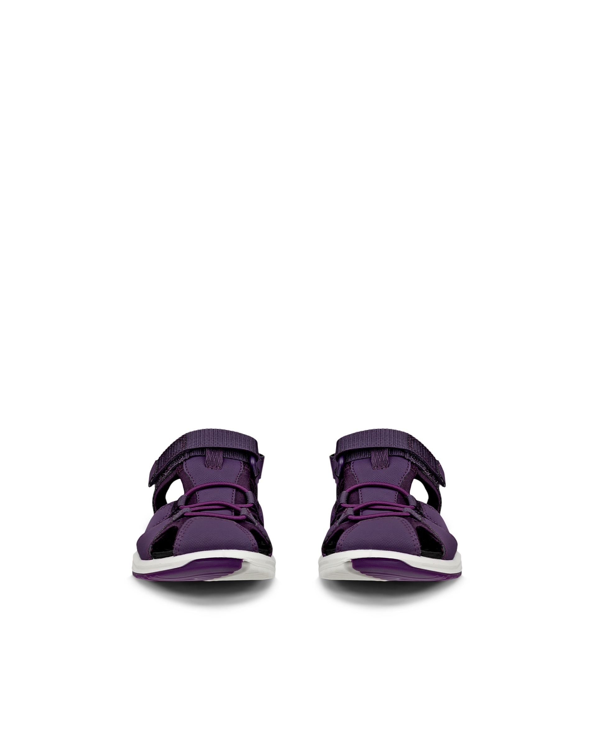 Dětské sandály s uzavřenou špičkou ECCO® X-Trinsic - Fialová - Front pair