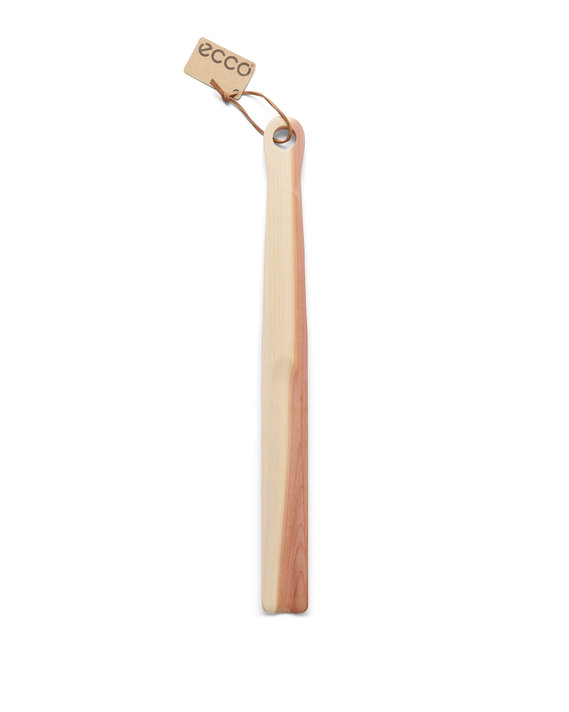 Velká dřevěná lžíce na obuv ECCO® LONG WOODEN SHOEHORN - Hnědá - Main