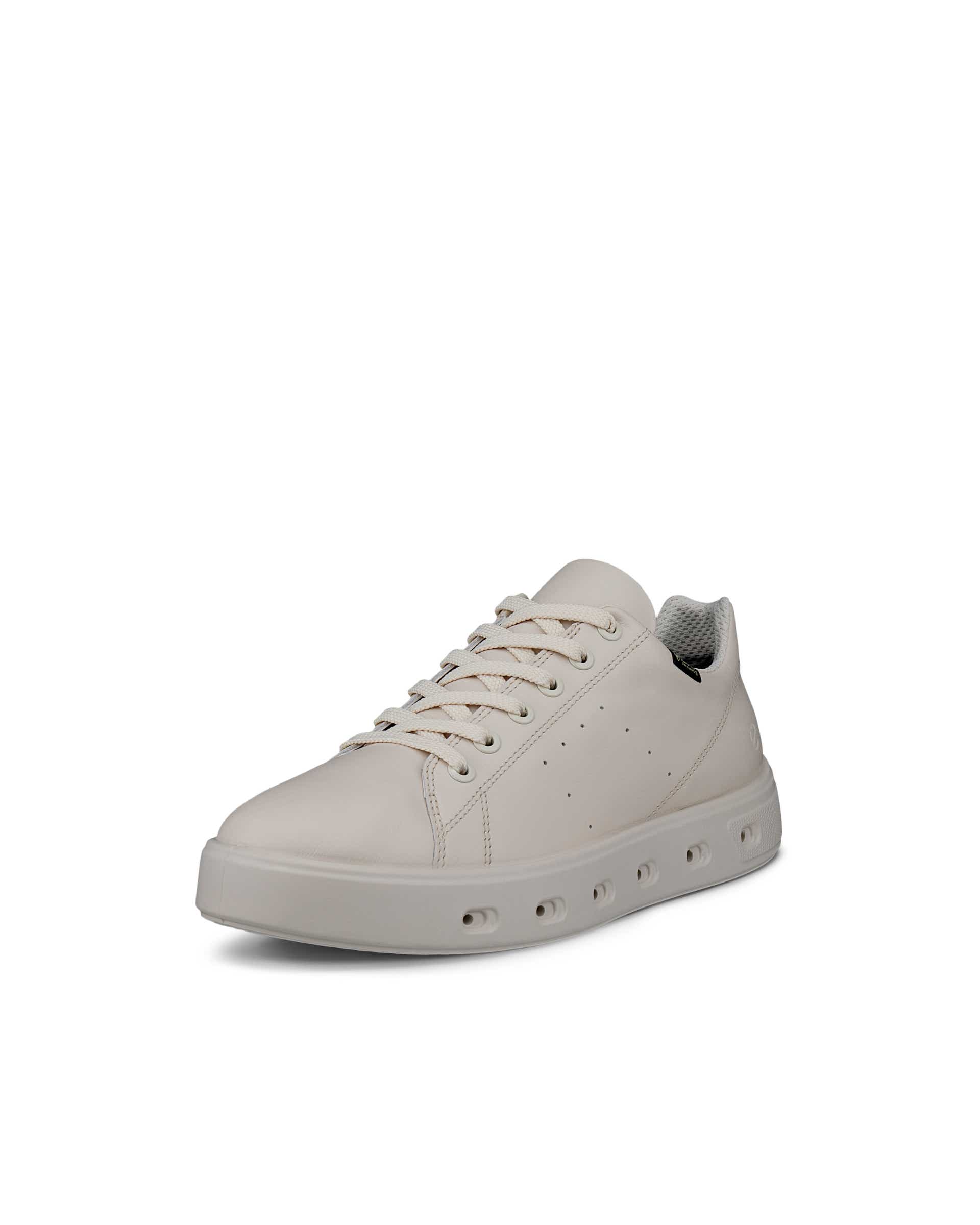 Women's ECCO® STREET 720 Leather Gore-Tex Trainer - Beige - Main