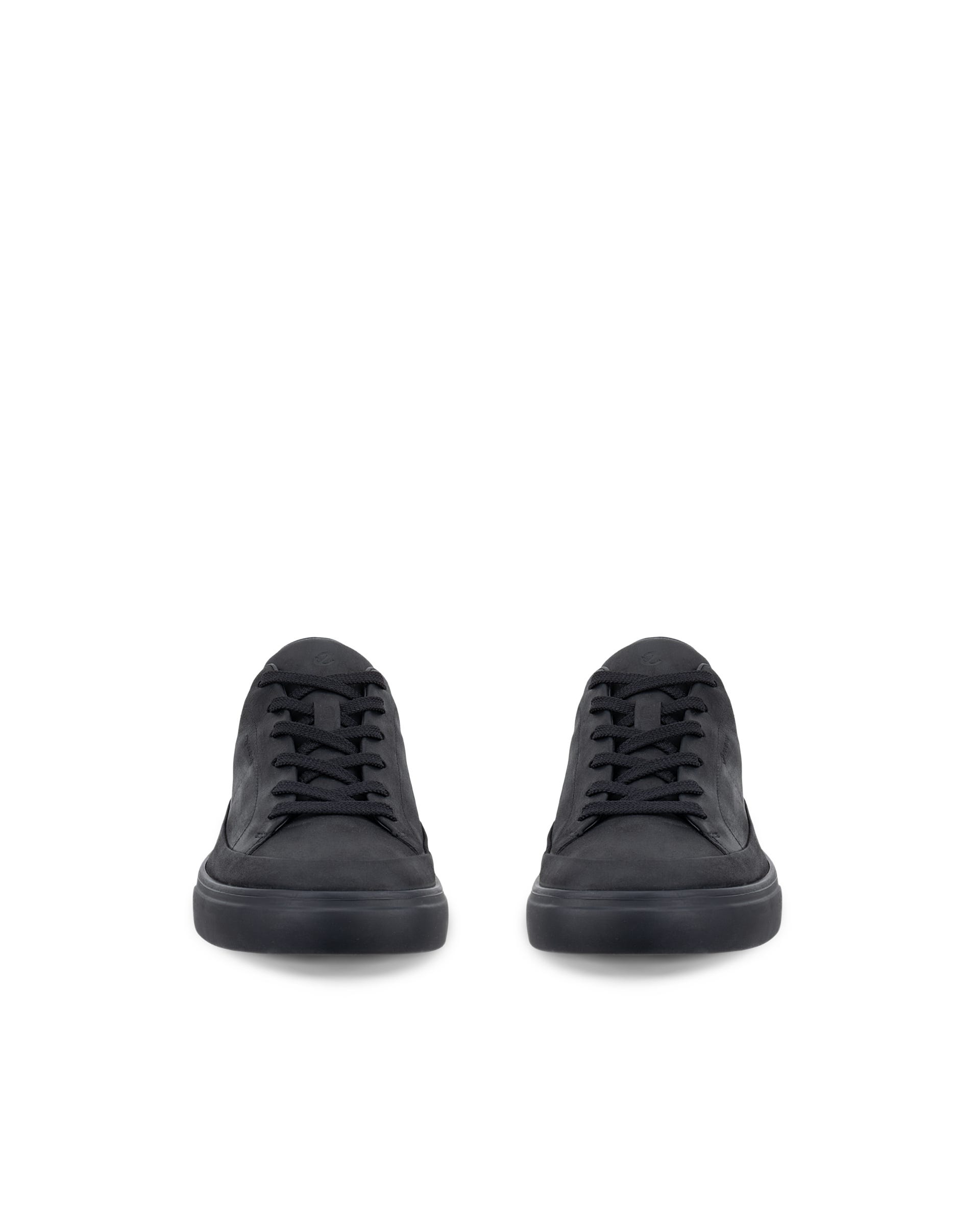 ECCO® SOFT 10 Gore-Tex sneakers i nubuck til herrer - Sort - Front pair