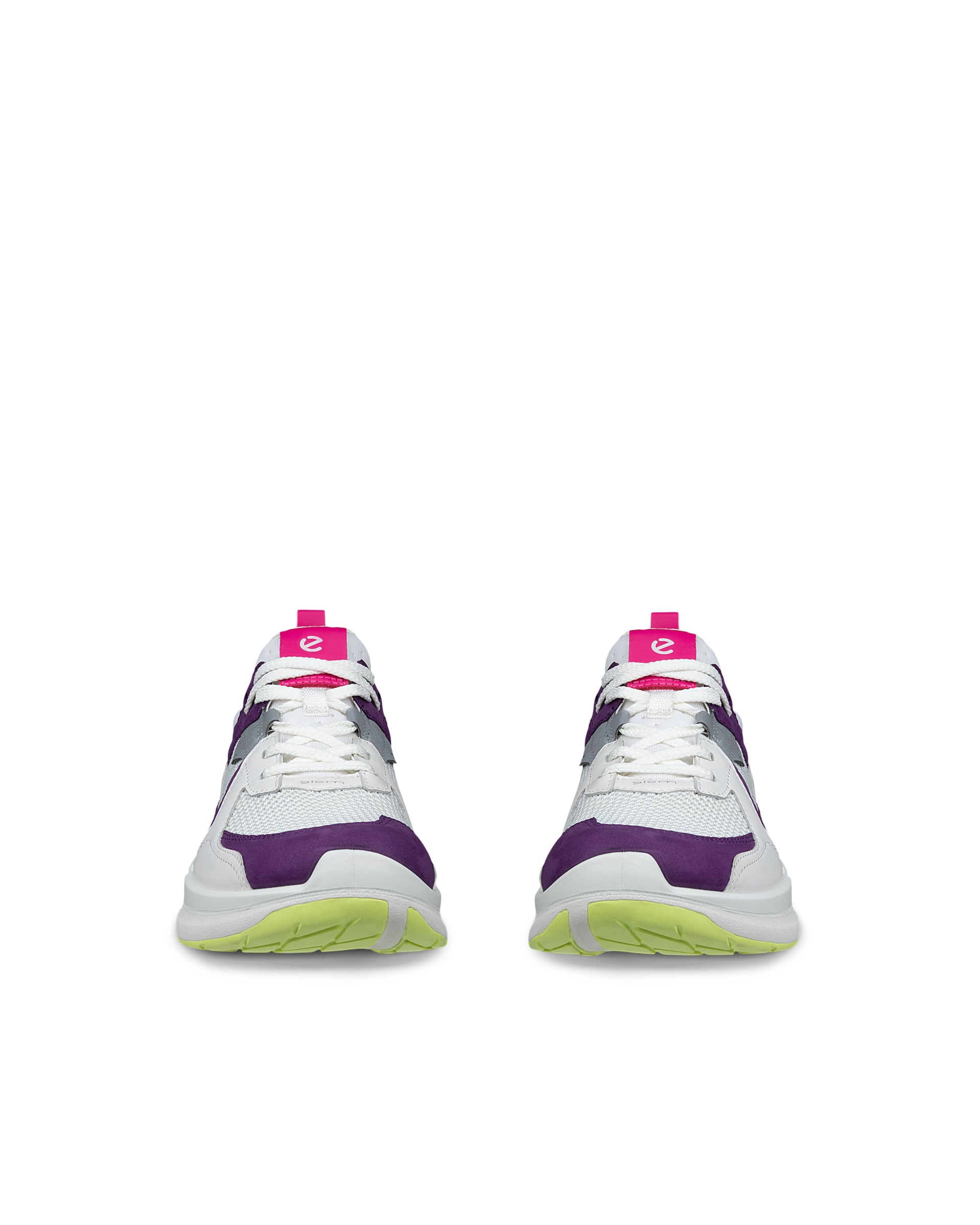 ECCO® BIOM 2.2 baskets en nubuck pour femme - Blanc - Front pair