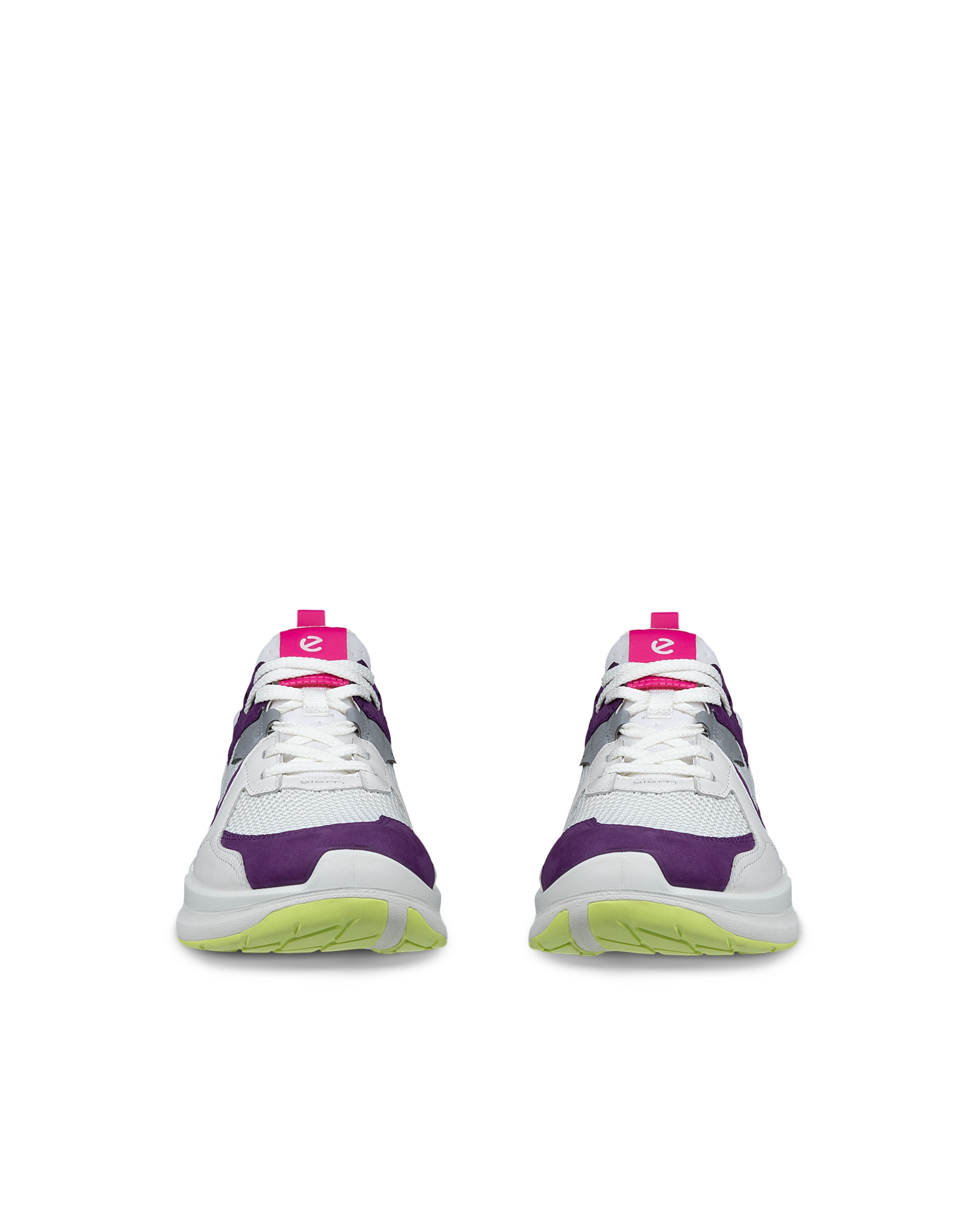 ECCO BIOM 2.2 ウィメンズ ヌバックスニーカー - ホワイト - Front pair