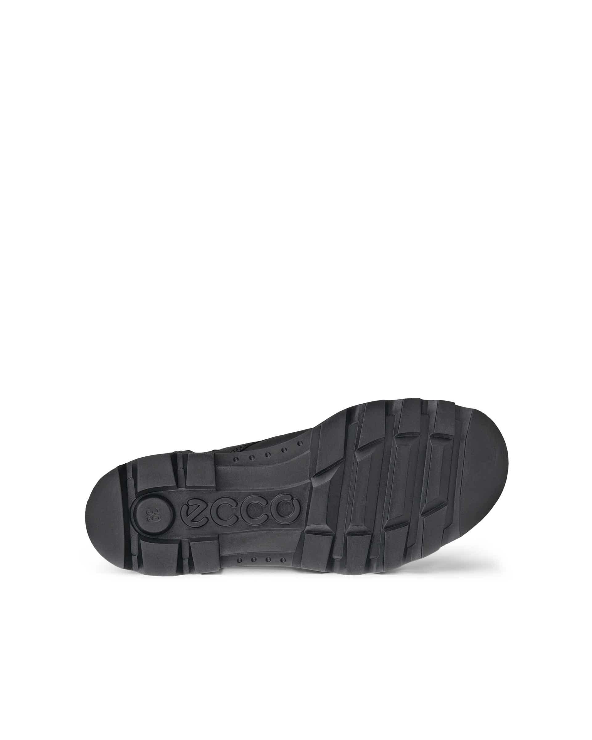 Botas de piel con cordones ECCO® Grainer para mujer - Negro - Sole
