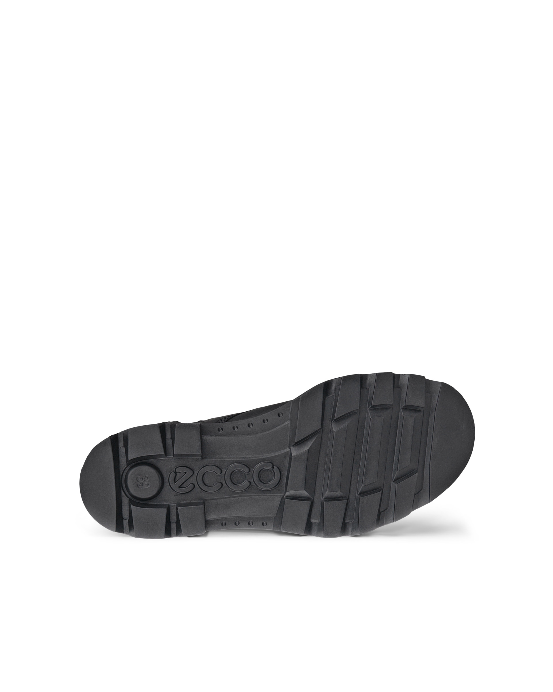 Botas de piel con cordones ECCO® Grainer para mujer - Negro - Sole