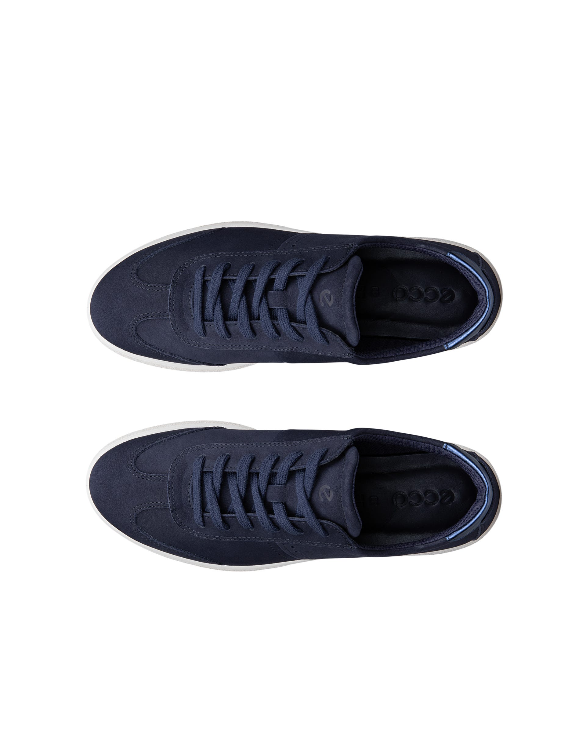 ECCO® BELLA 2 sneakers i nubuck til damer - Blå - Top left pair