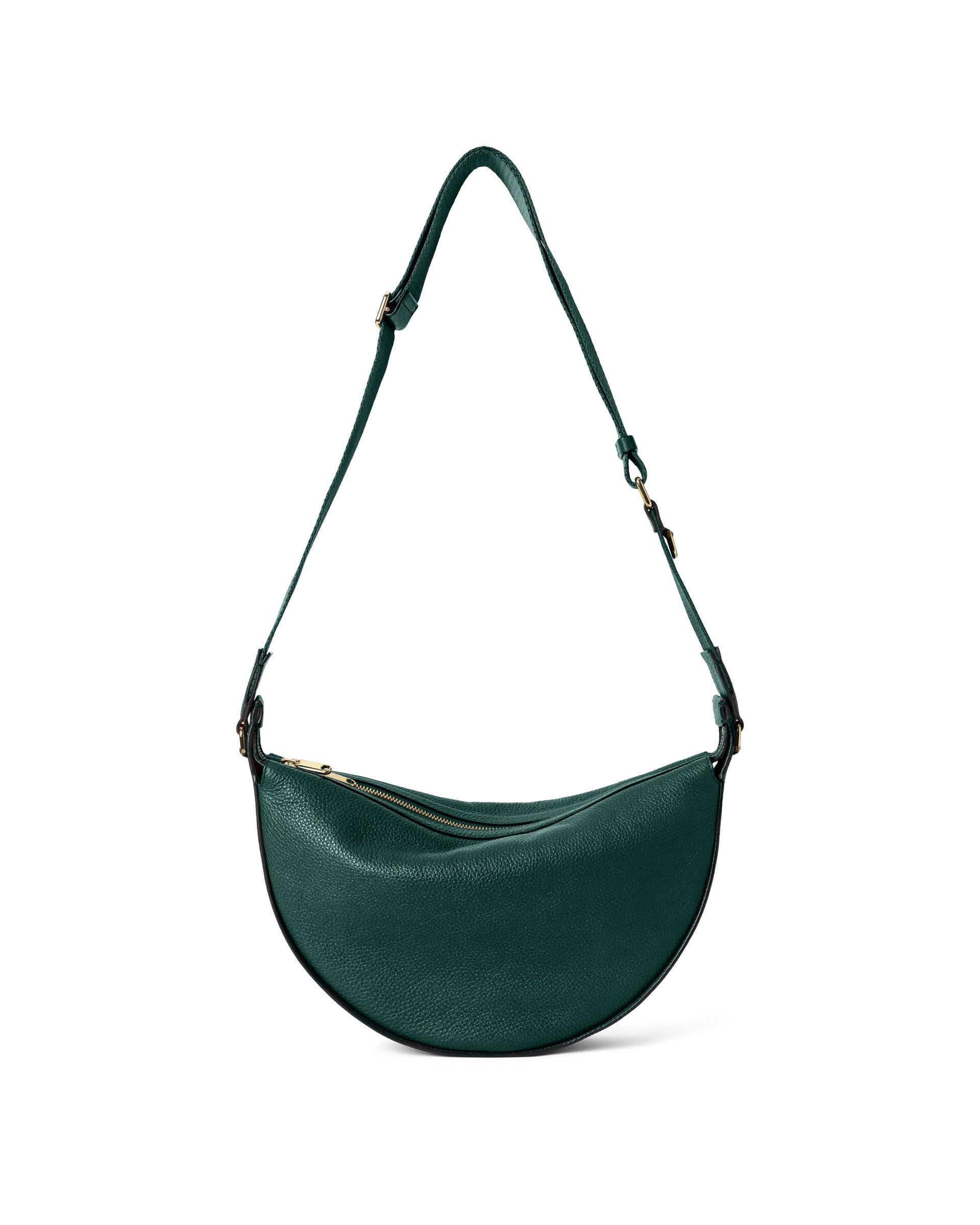 Skórzana torba hobo ECCO® Fortune Bag - Zielony - Back