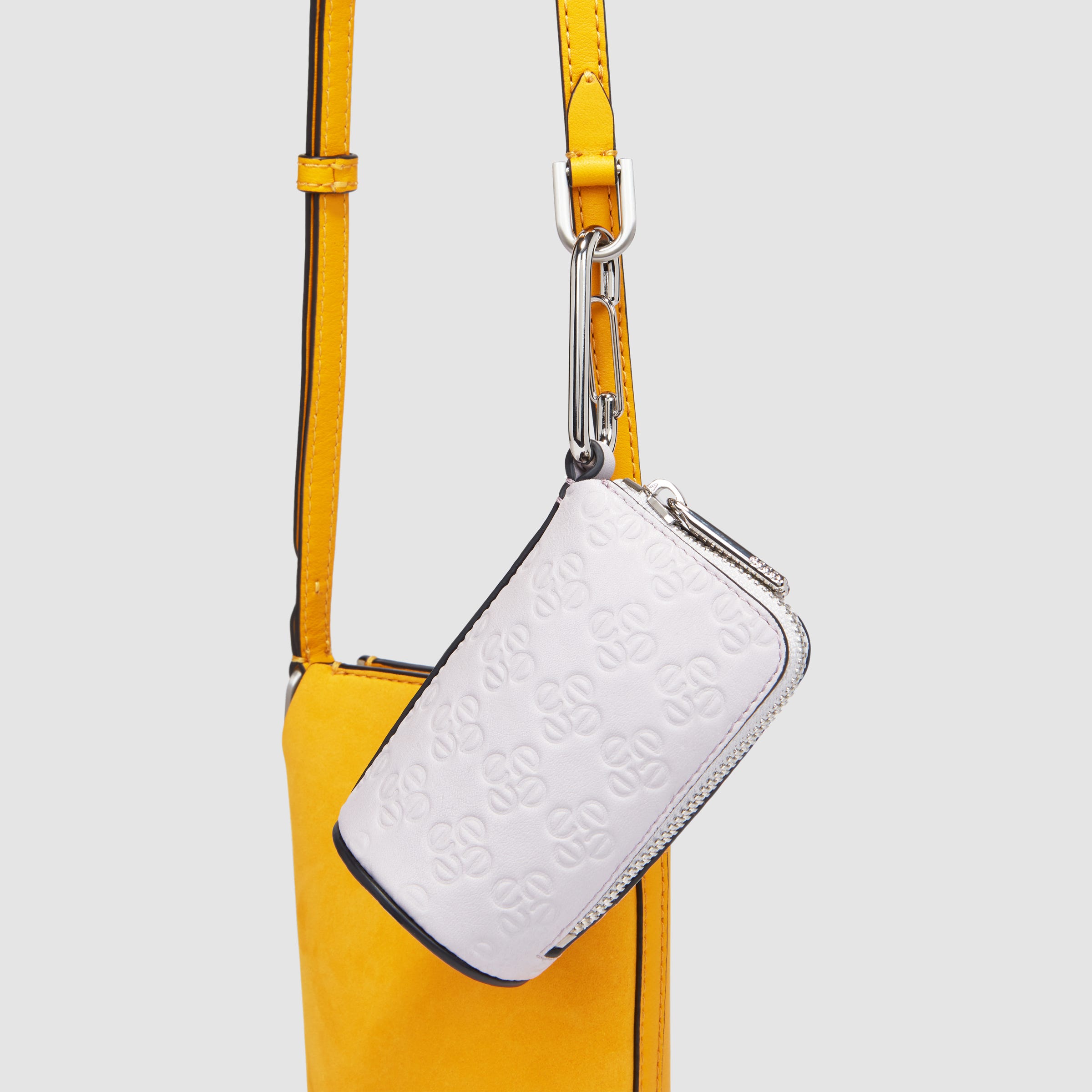 ECCO® Pot Hybrid Leather Crossbody Bag - Yellow - Detail-2