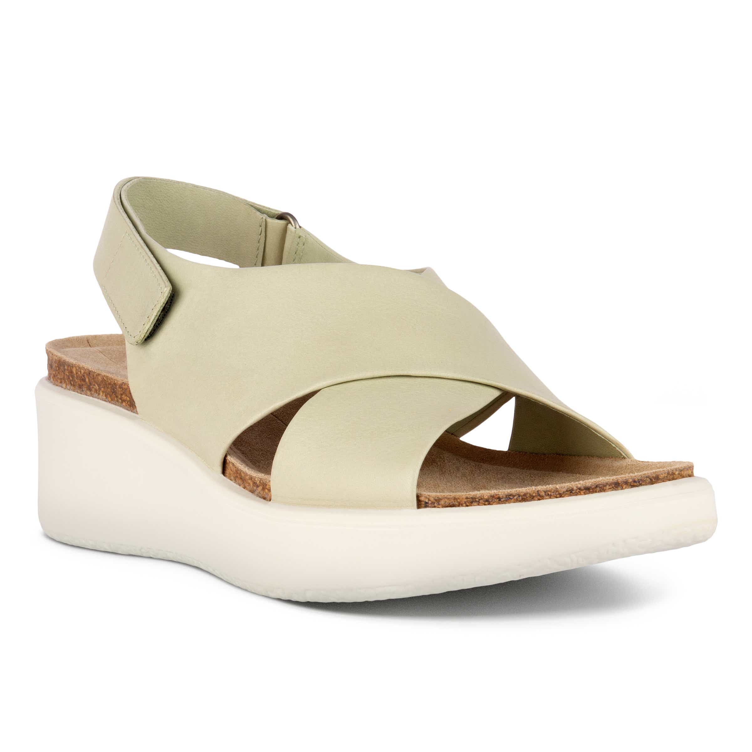 ECCO CORKSPHERE WEDGE SANDAL S - Green - Main