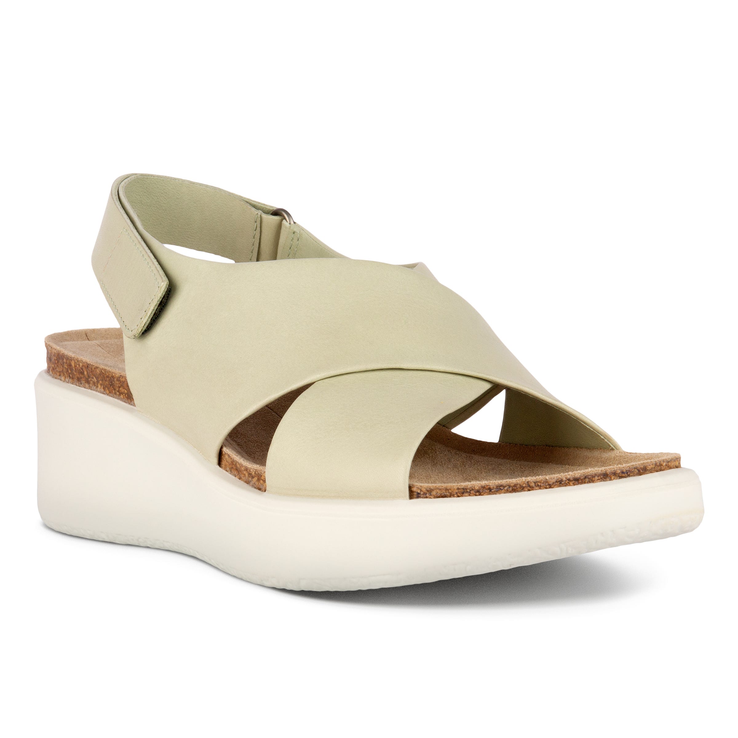 ECCO CORKSPHERE WEDGE SANDAL S - Green - Main