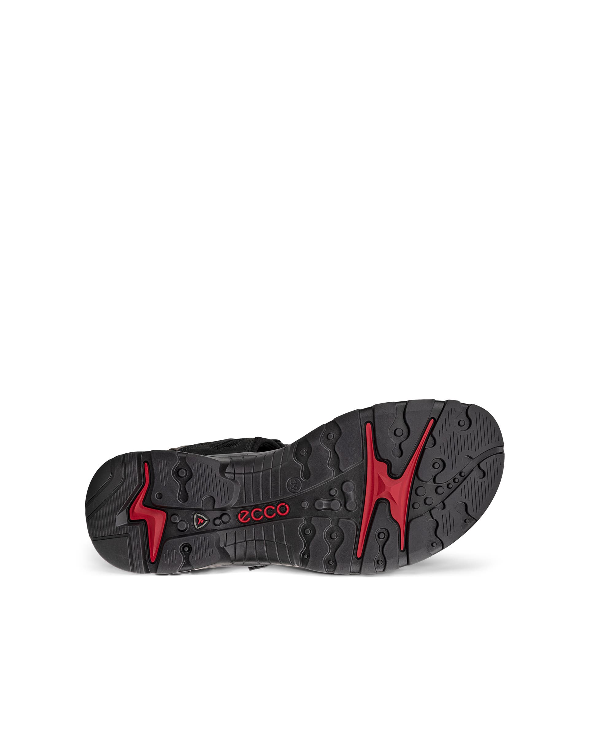 ECCO® Offroad Damen Trekkingsandale aus Nubukleder - Schwarz - Sole