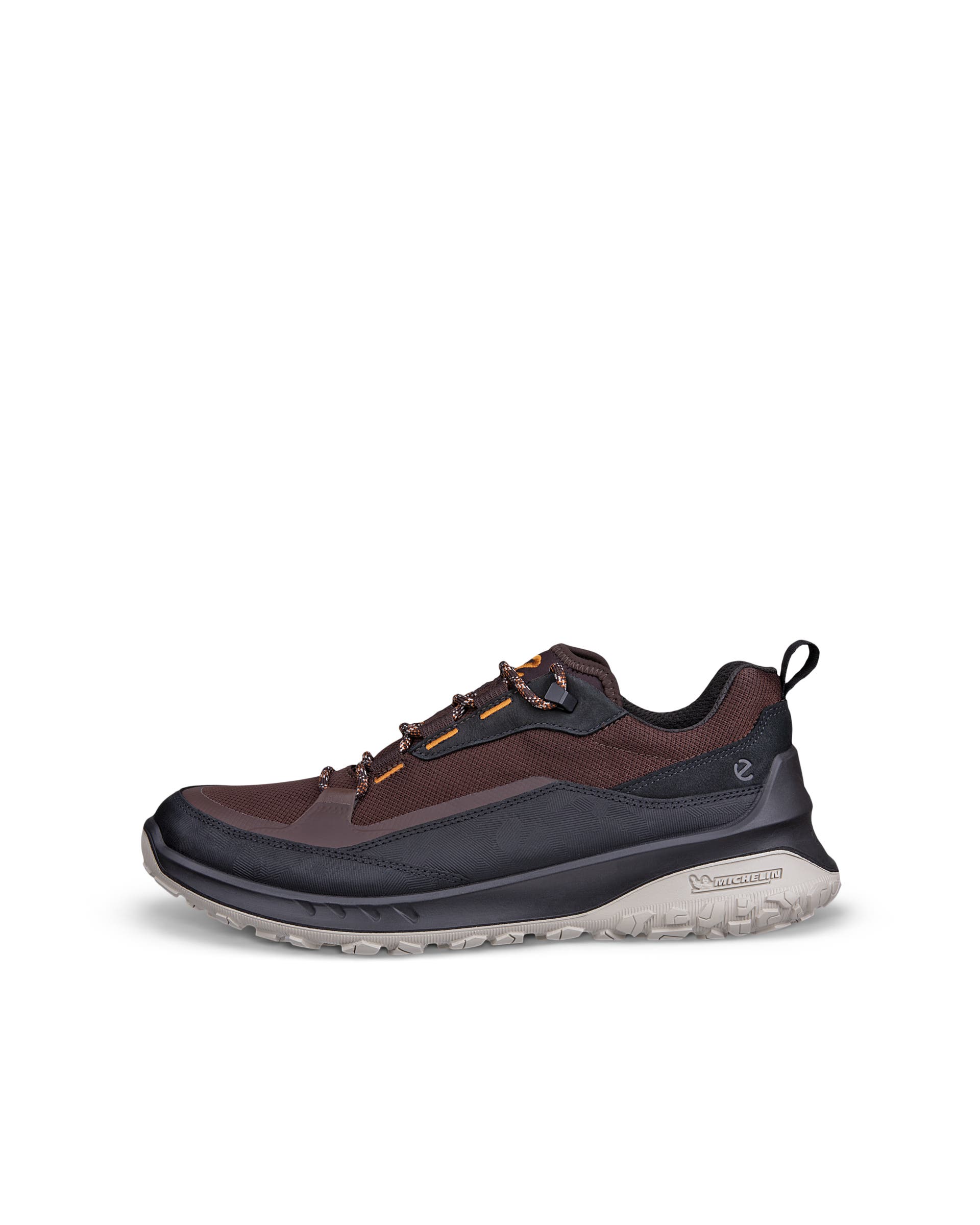 Men's ECCO® ULT-TRN Nubuck Waterproof Hiking Shoe - Brown - Outside