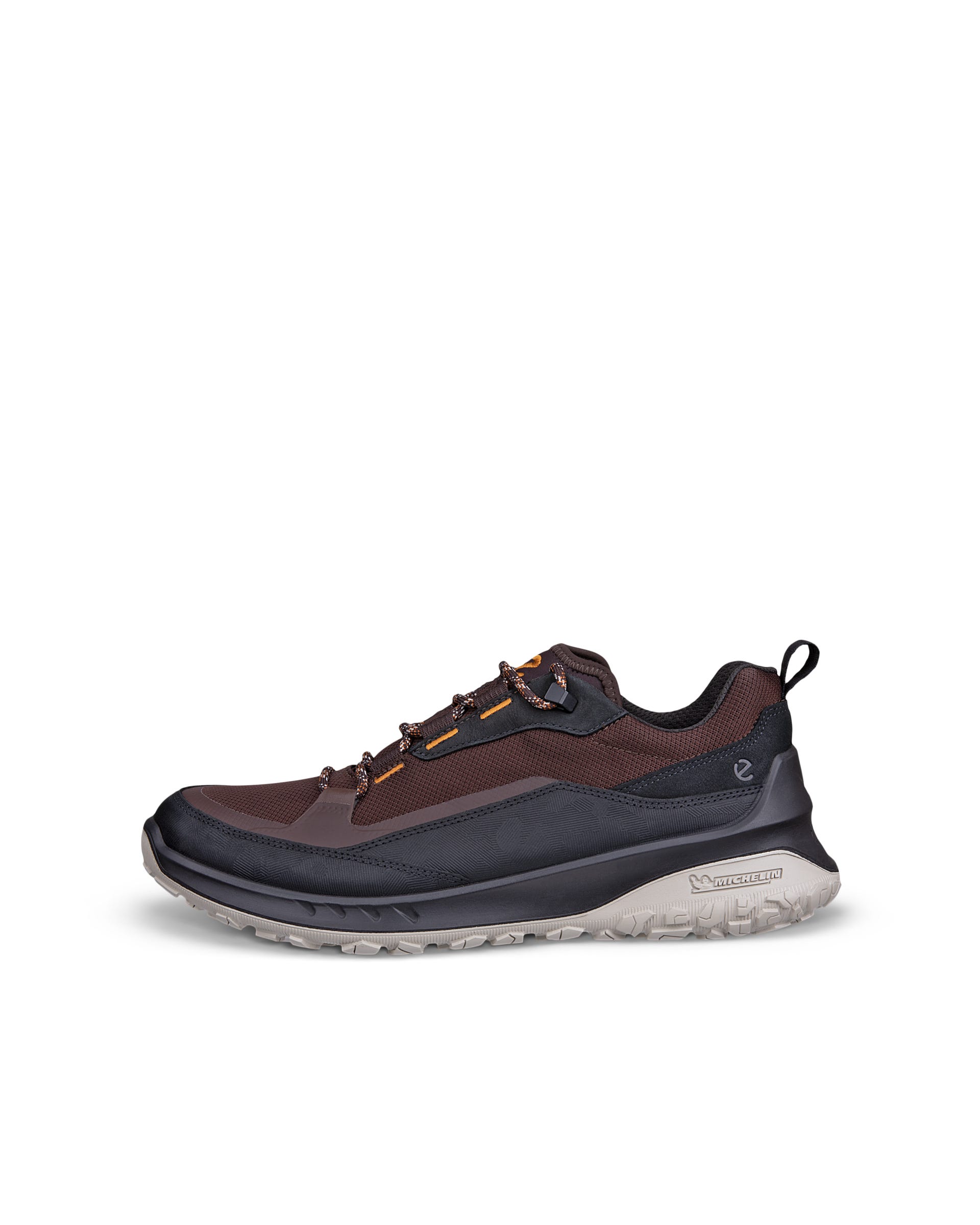 Men's ECCO® ULT-TRN Nubuck Waterproof Hiking Shoe - Brown - Outside