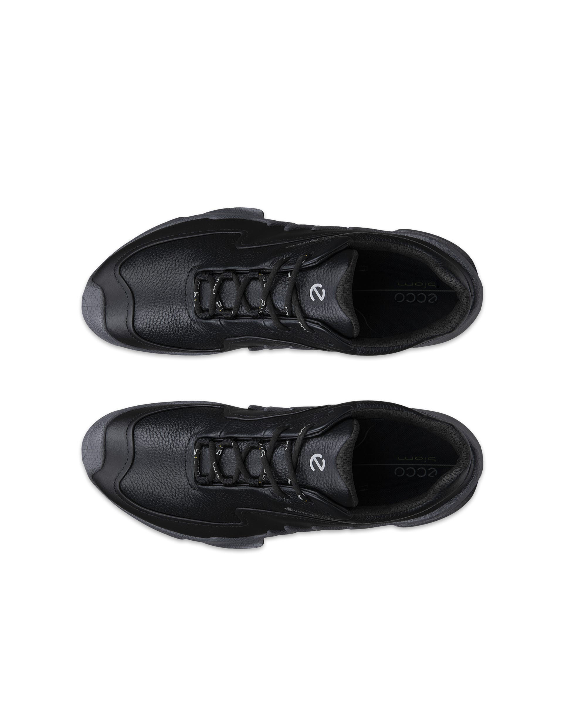 Pánské kožené outdoorové Gore-Tex tenisky ECCO® BIOM AEX - Černá - Top left pair
