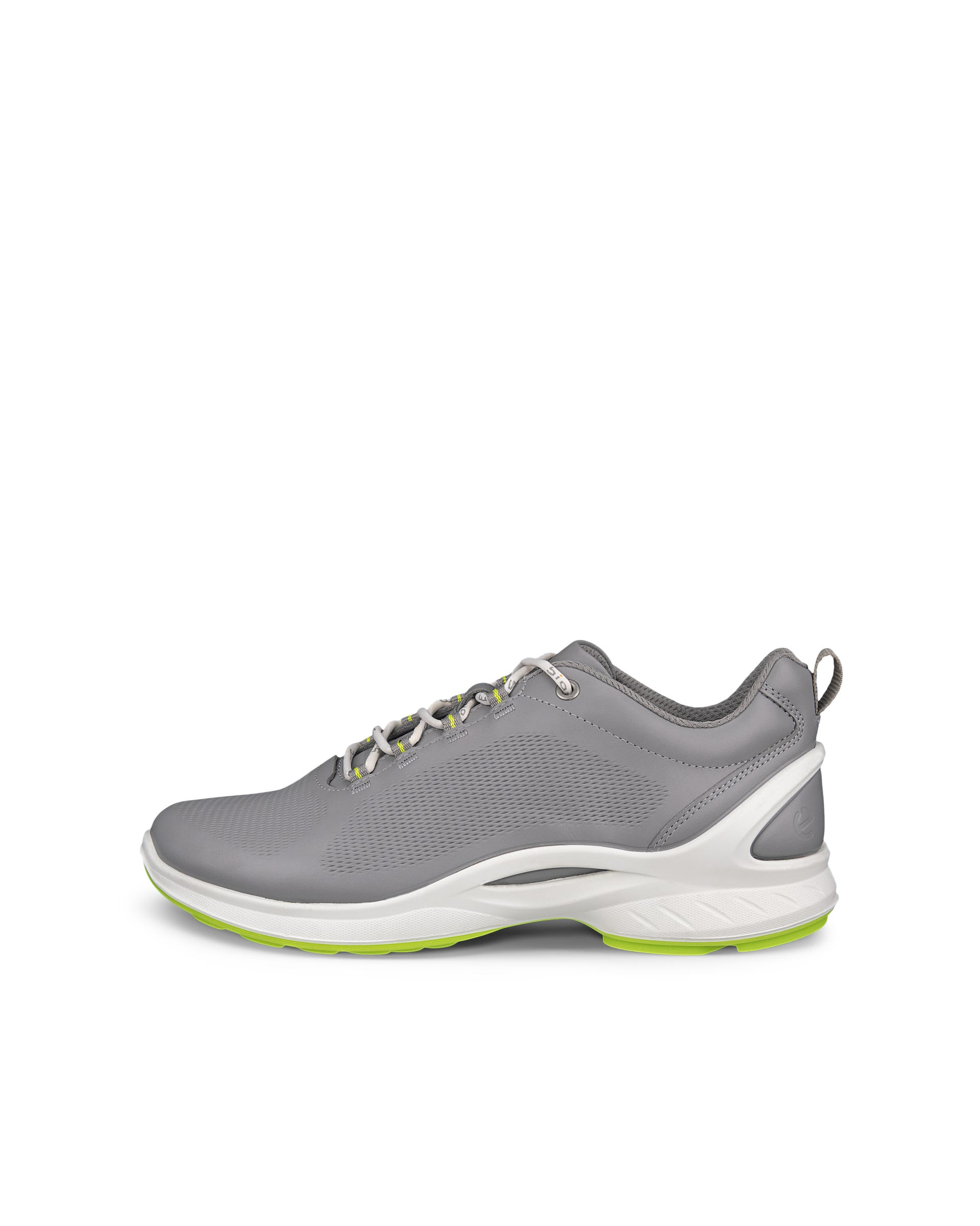 ECCO® BIOM FJUEL sneakers i læder til herrer - Grå - Outside