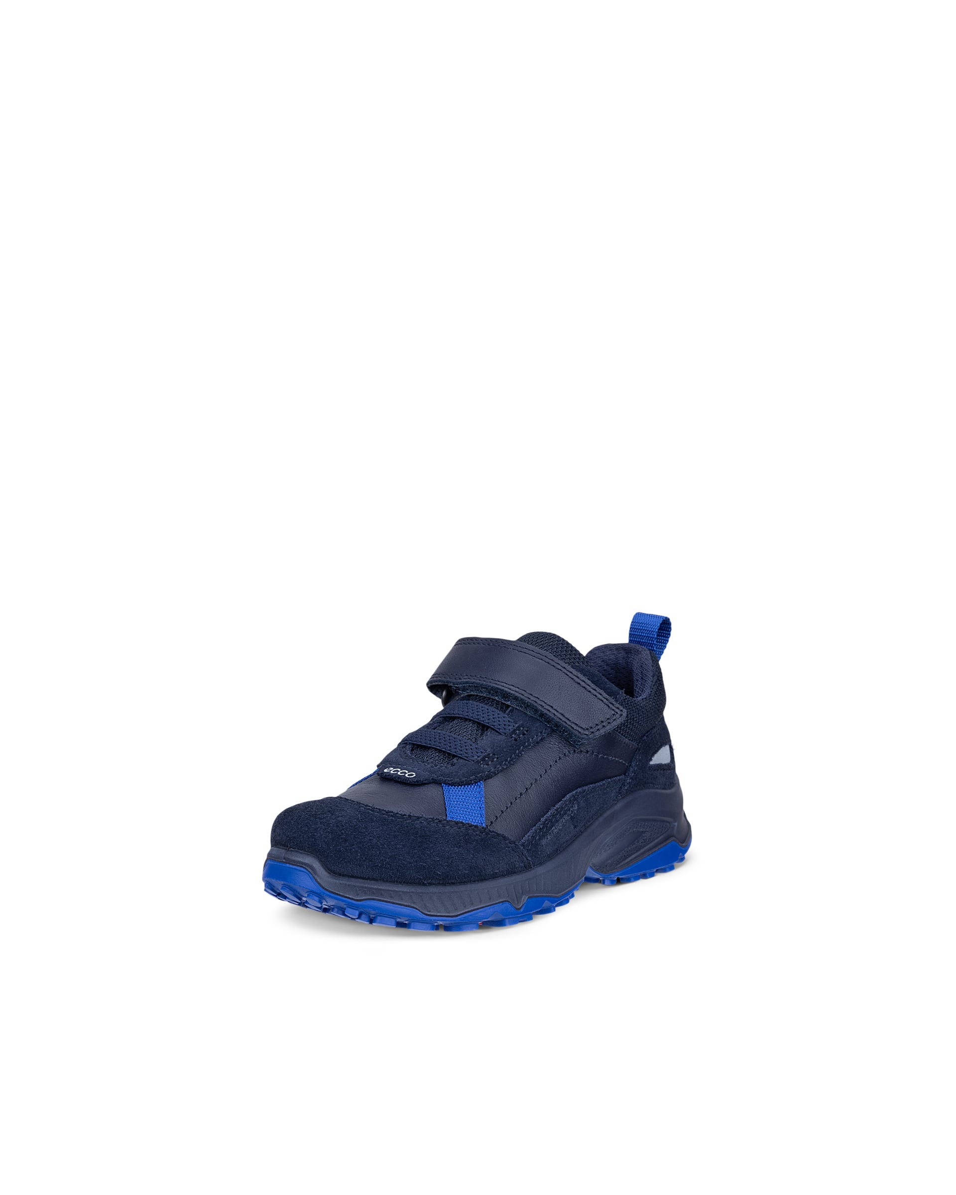Sapatos couro impermeáveis criança ECCO® RECEPTOR XP K - Azul - Outside
