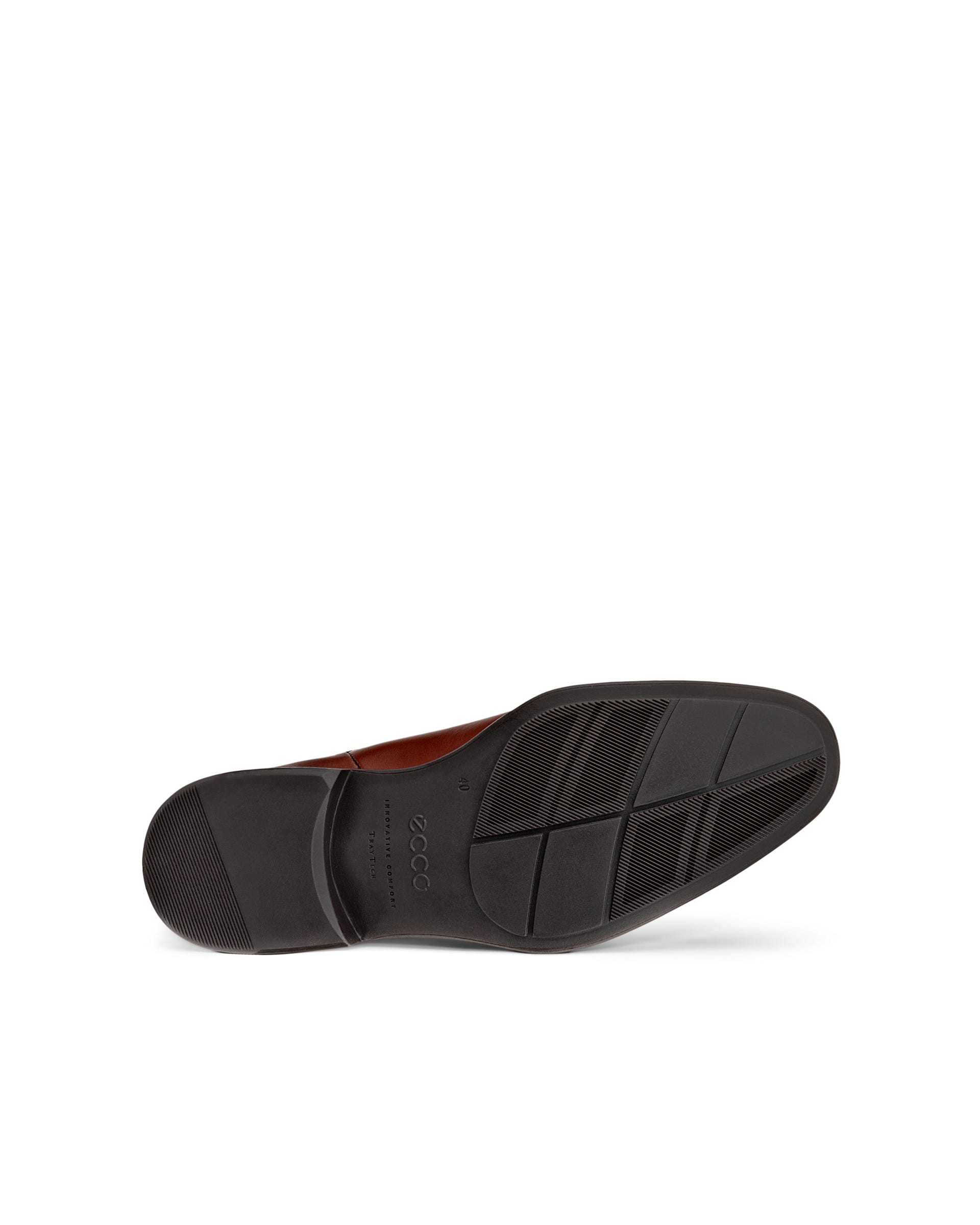 Men's ECCO® Citytray Leather Chelsea Boot - Brown - Sole