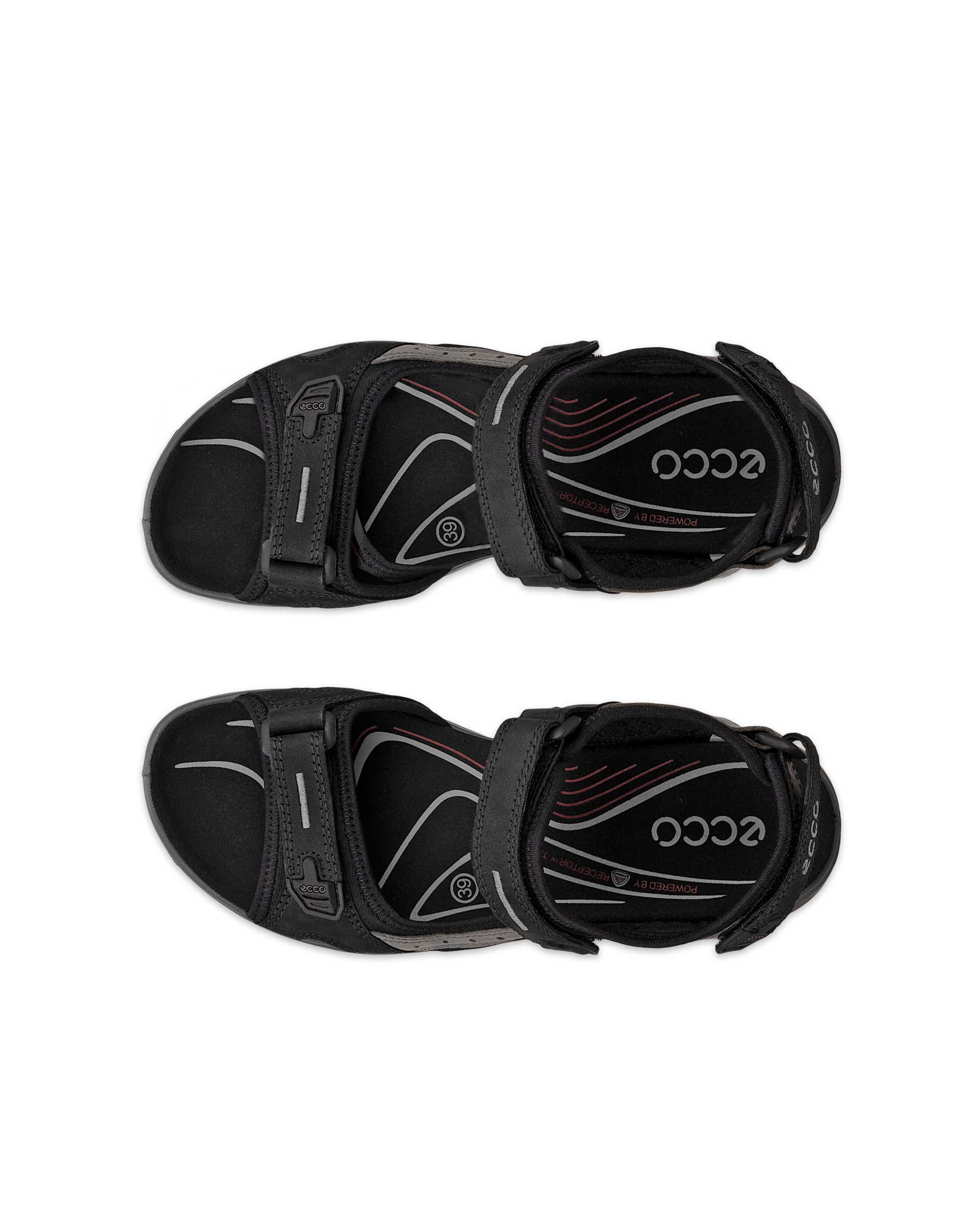 Dámské nubukové outdoorové sandály ECCO® Offroad - Černá - Top left pair