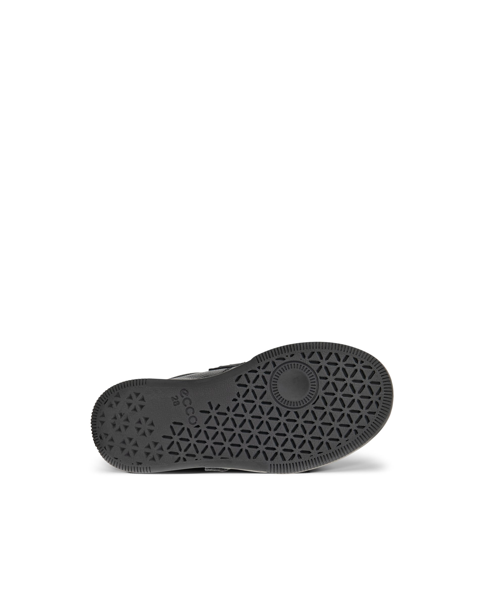 ECCO® STREET COURT K Kinder Ledersneaker - Schwarz - Sole