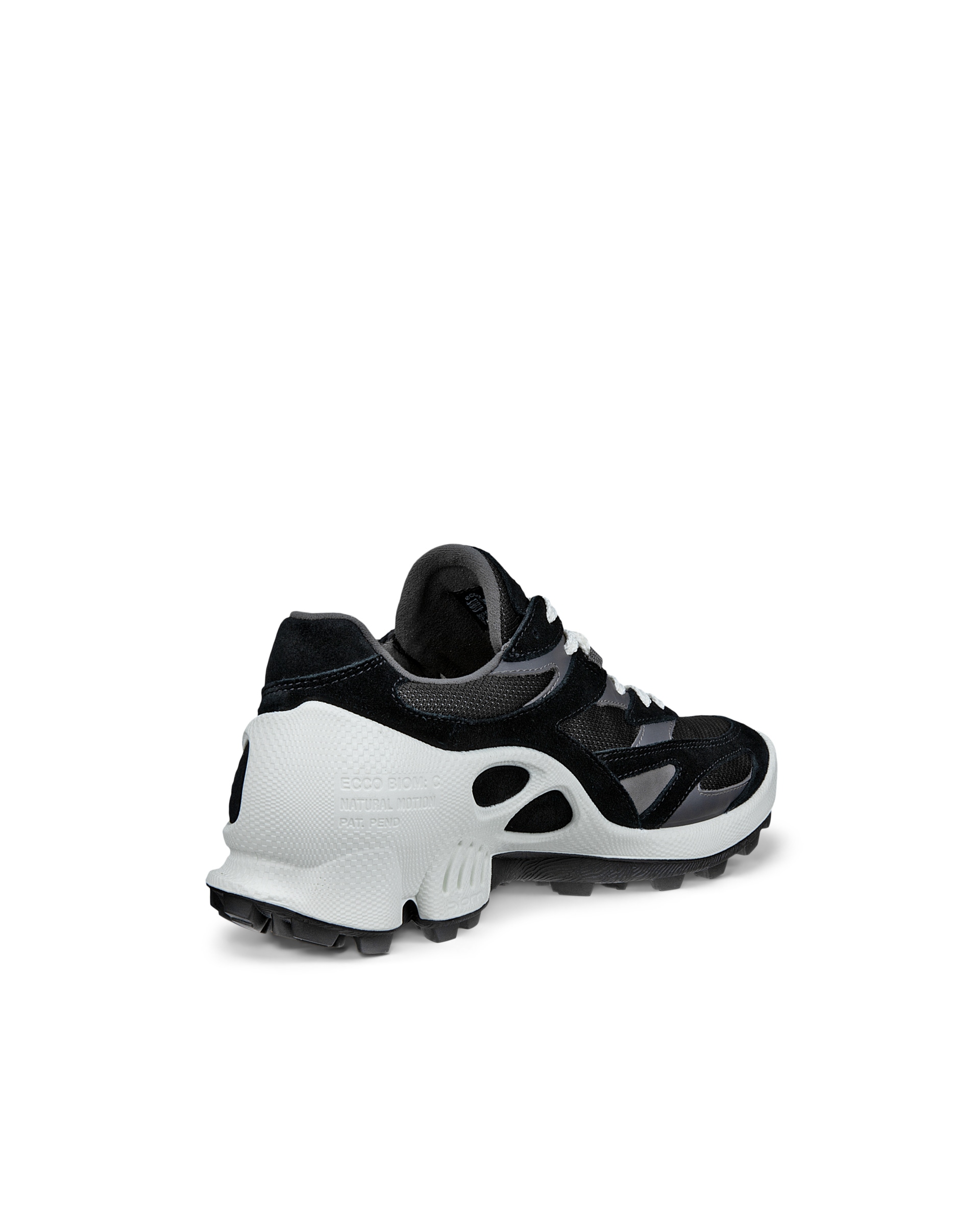 ECCO® BIOM C-TRAIL Damen Sneaker aus Veloursleder - Schwarz - Back