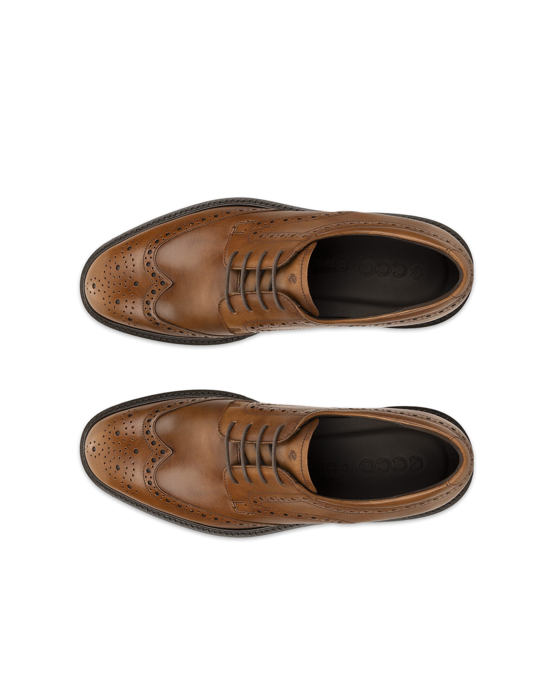 ECCO® METROPOLE PRAGUE Herren Budapester aus Leder - Braun - Outside