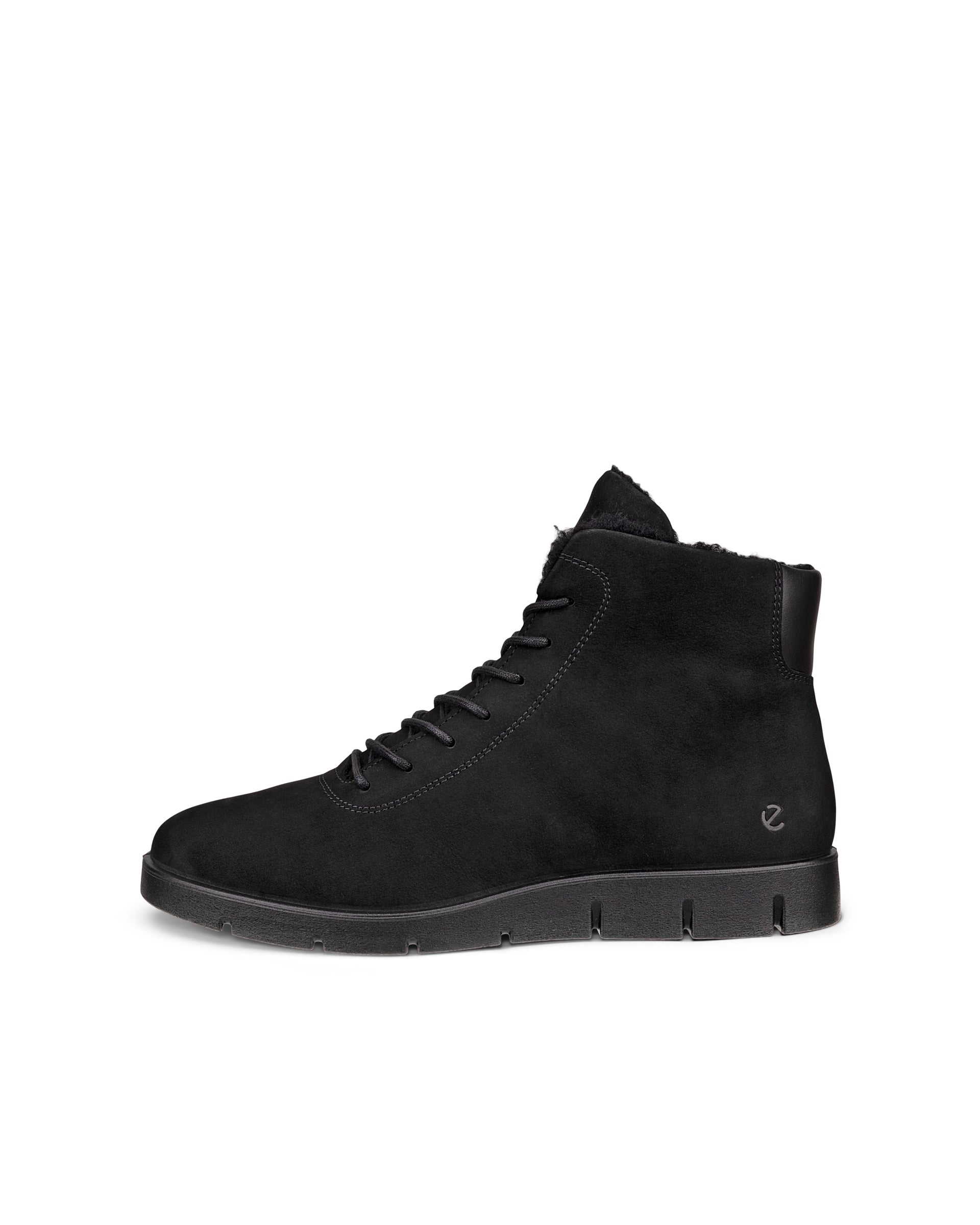 ECCO® BELLA női nubuk csizma - Fekete - Outside
