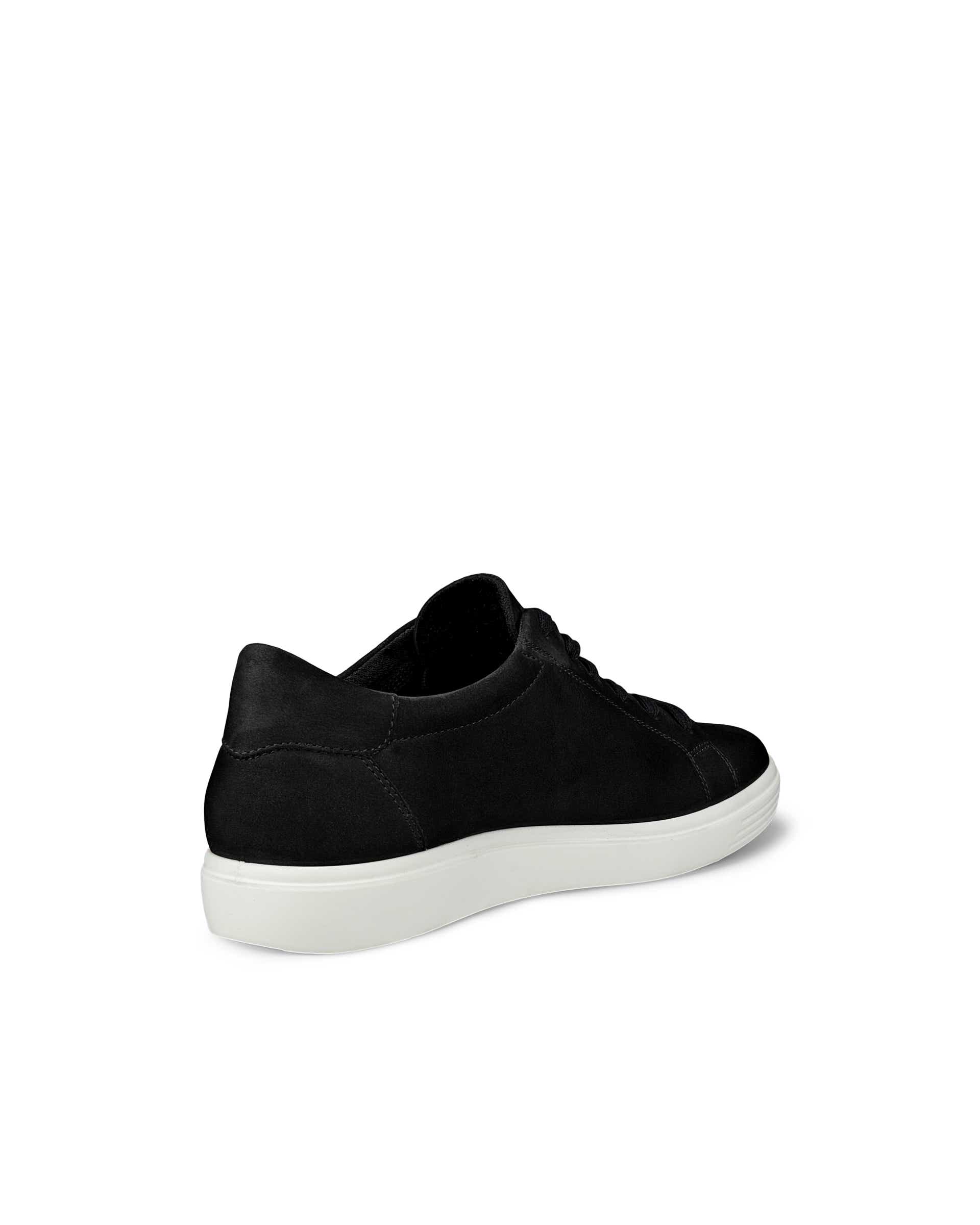 Zapatillas de nobuk ECCO® CLASSIC SNEAKER para mujer - Negro - Back
