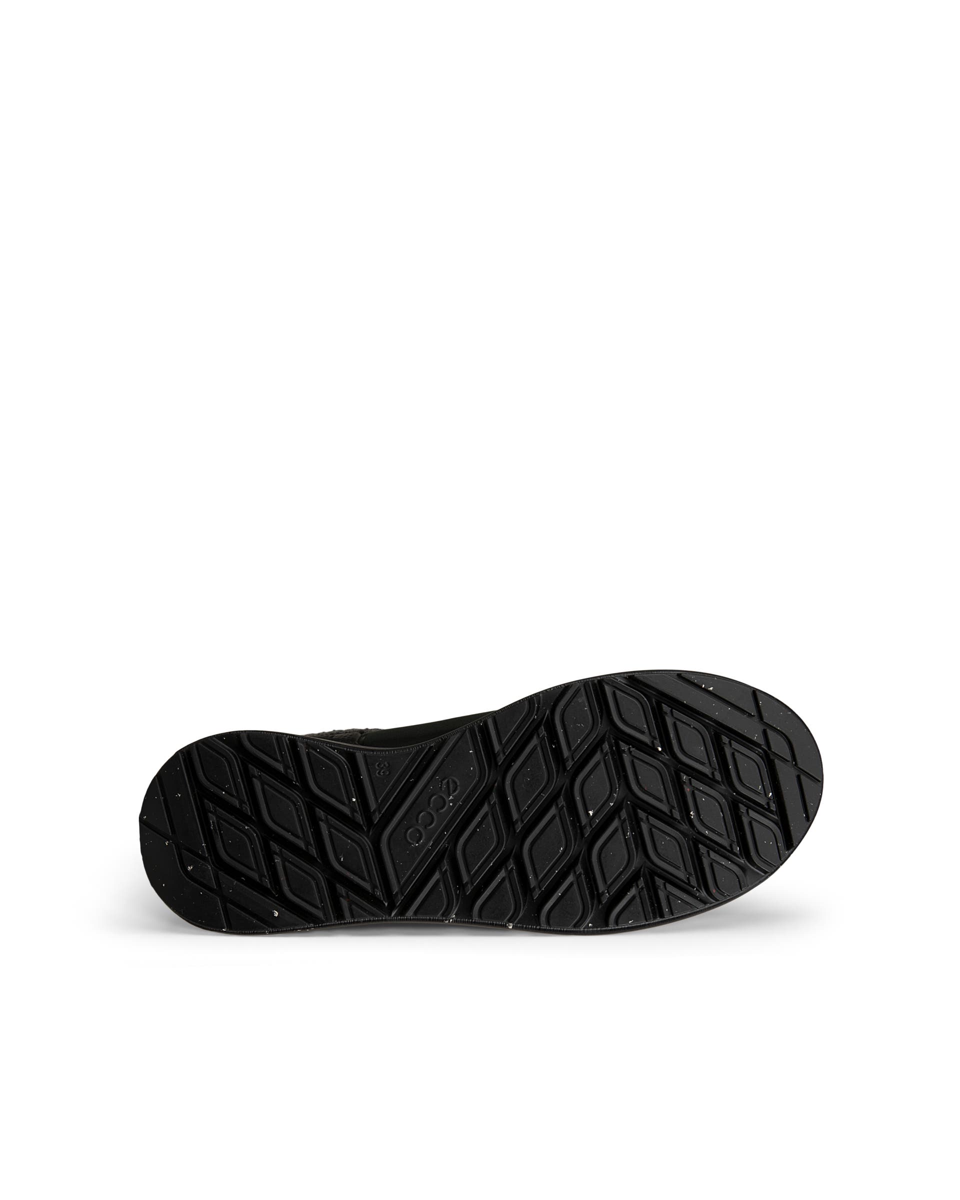 Damskie wodoodporne nubukowe buty zimowe ECCO® Solice - Czarny - Sole